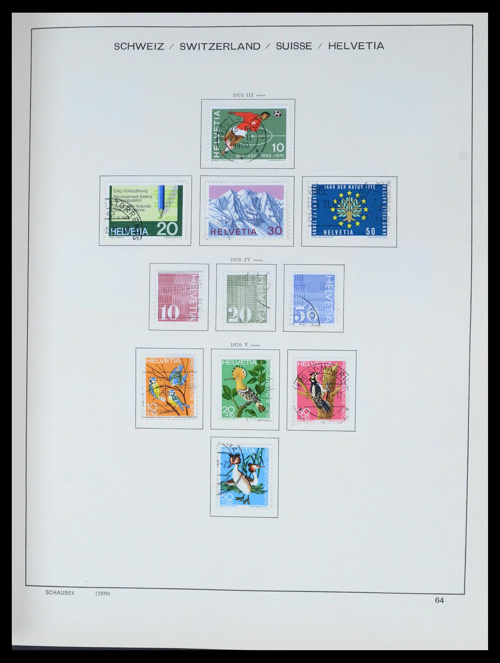 39540 0065 - Stamp collection 39540 Switzerland 1850-1982.