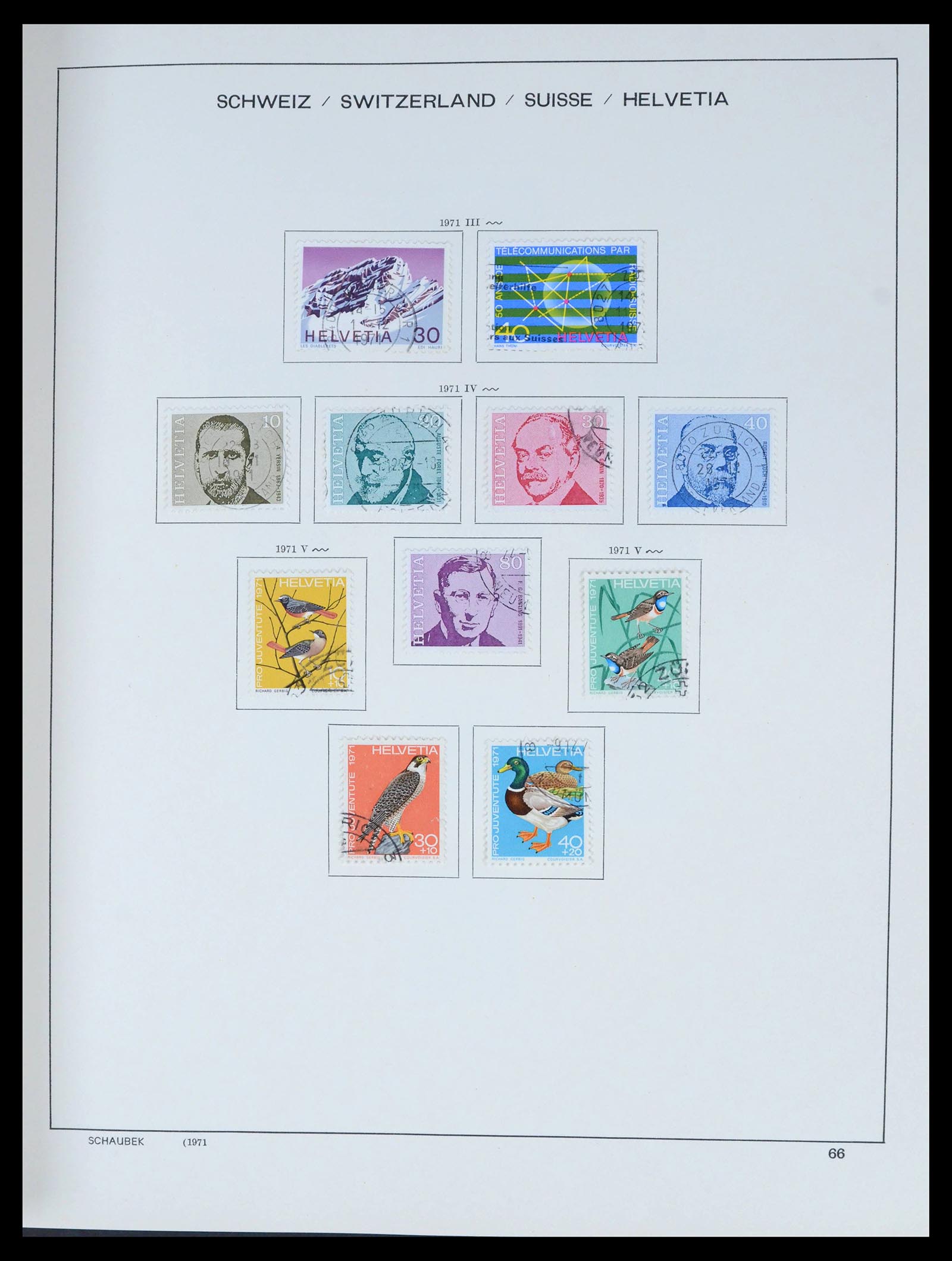 39540 0067 - Stamp collection 39540 Switzerland 1850-1982.