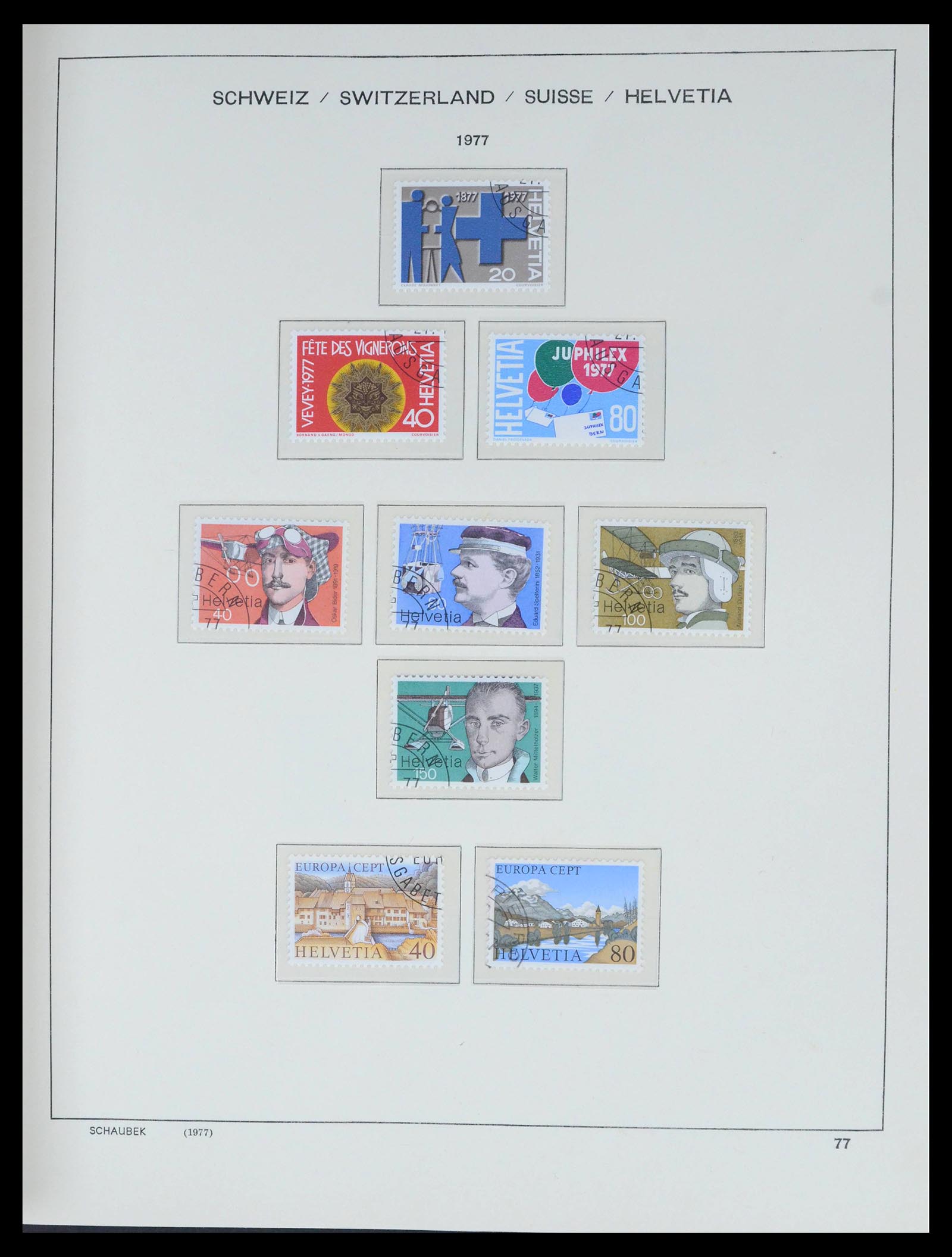 39540 0078 - Stamp collection 39540 Switzerland 1850-1982.