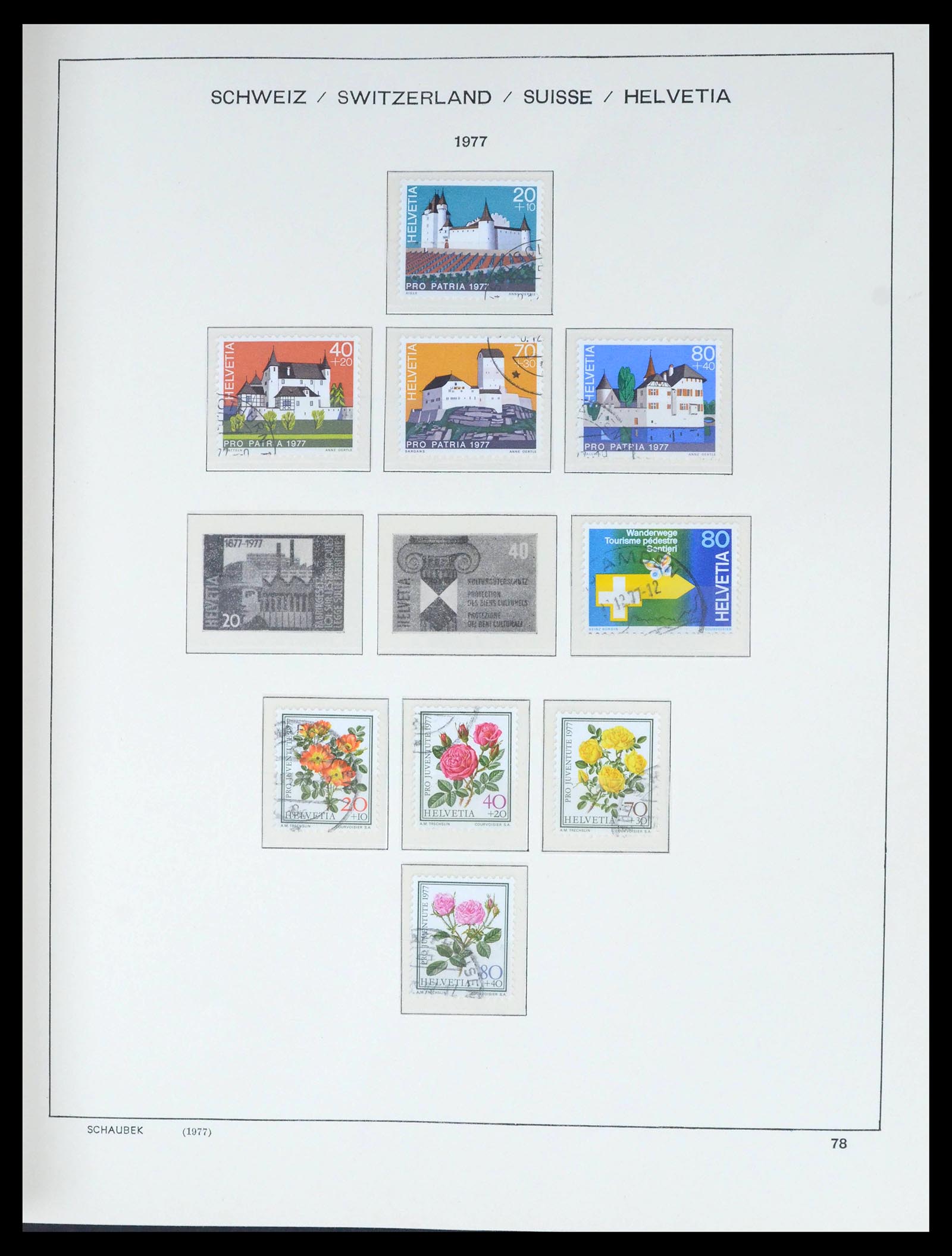 39540 0079 - Stamp collection 39540 Switzerland 1850-1982.