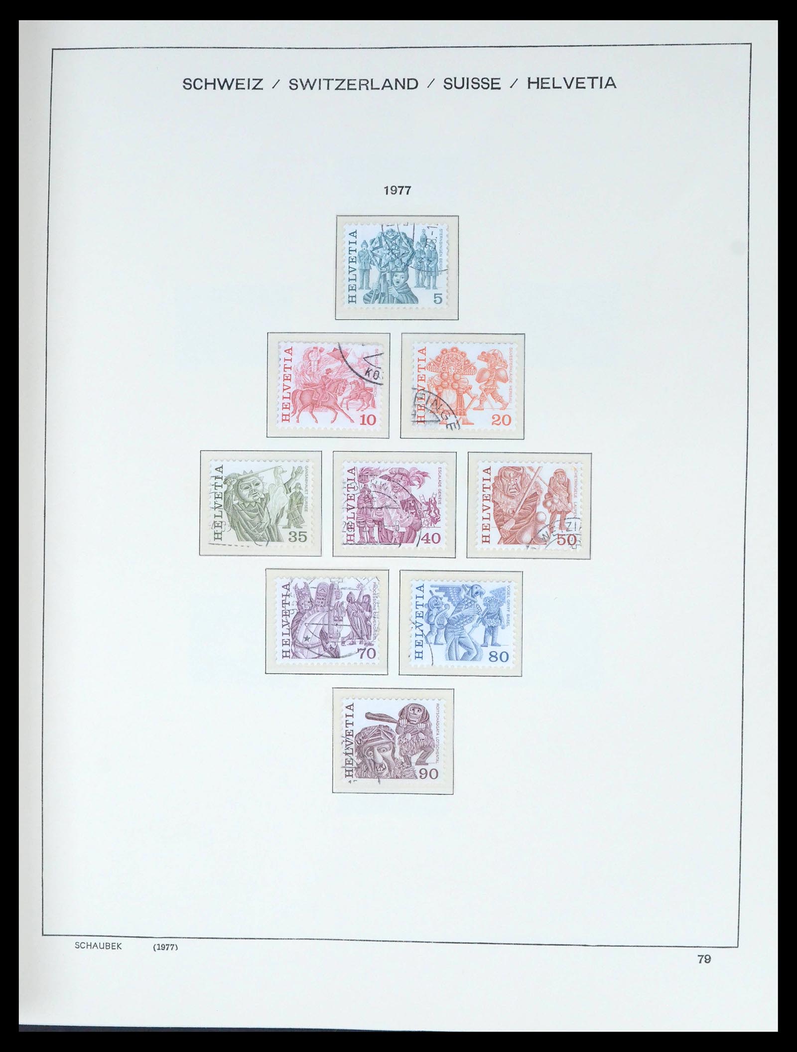 39540 0080 - Stamp collection 39540 Switzerland 1850-1982.