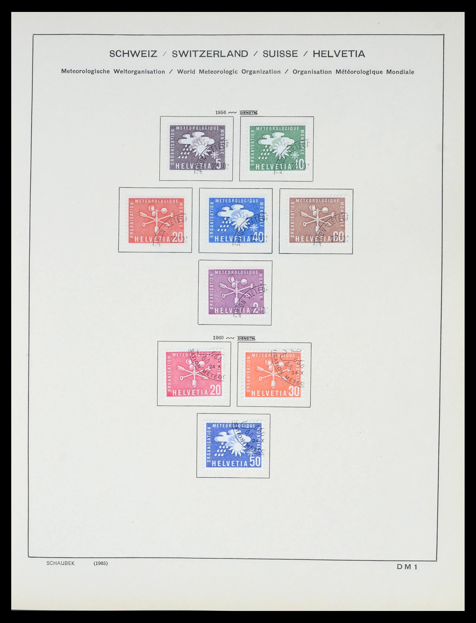 39540 0123 - Stamp collection 39540 Switzerland 1850-1982.