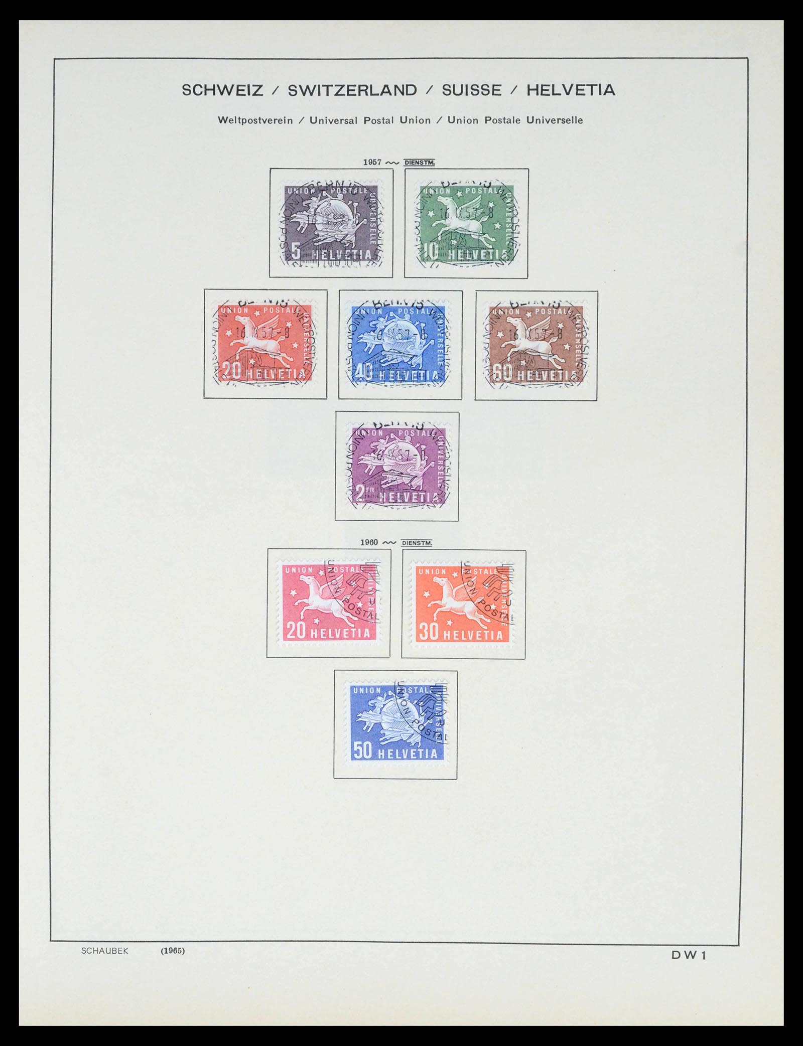 39540 0127 - Stamp collection 39540 Switzerland 1850-1982.