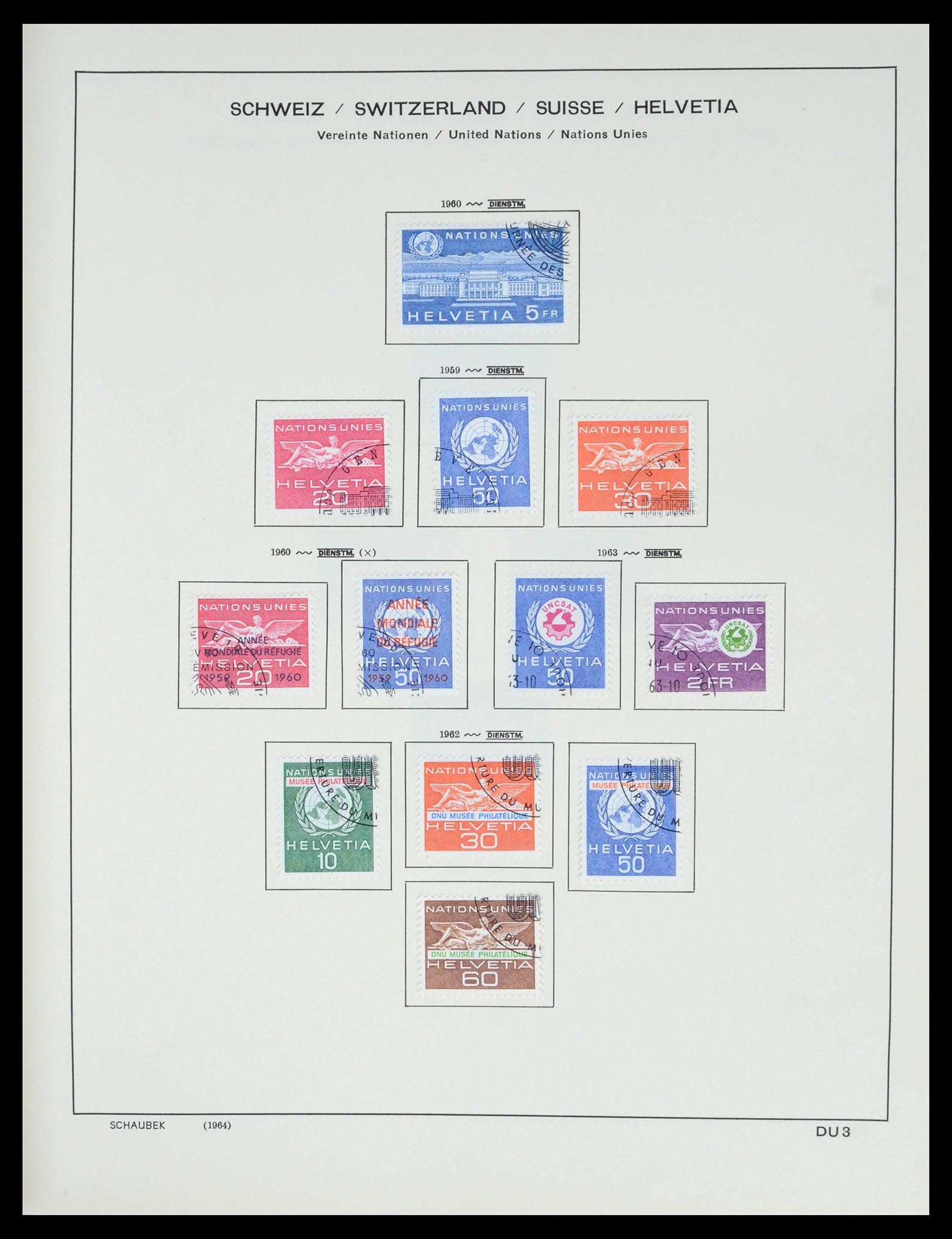 39540 0129 - Stamp collection 39540 Switzerland 1850-1982.