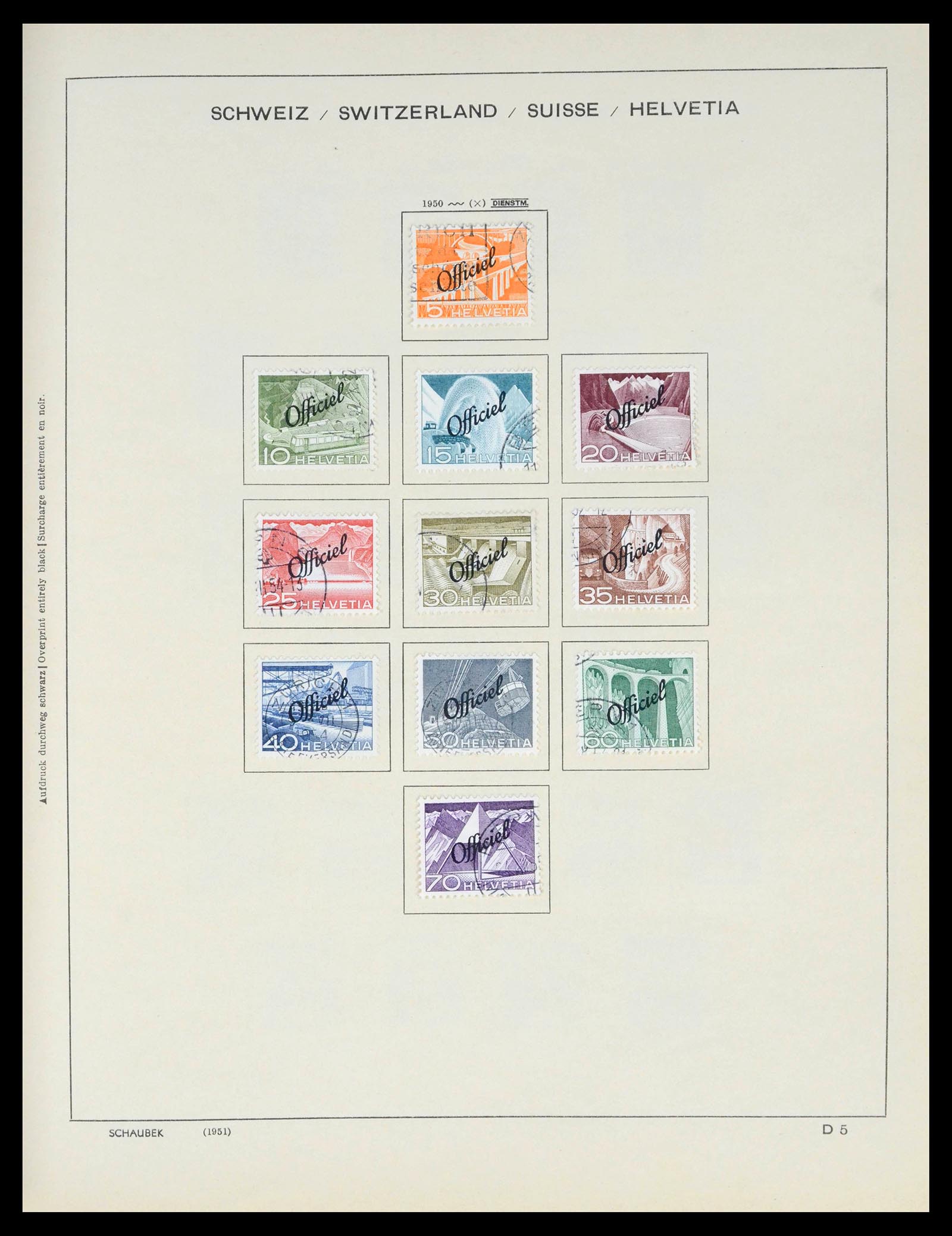 39540 0135 - Stamp collection 39540 Switzerland 1850-1982.