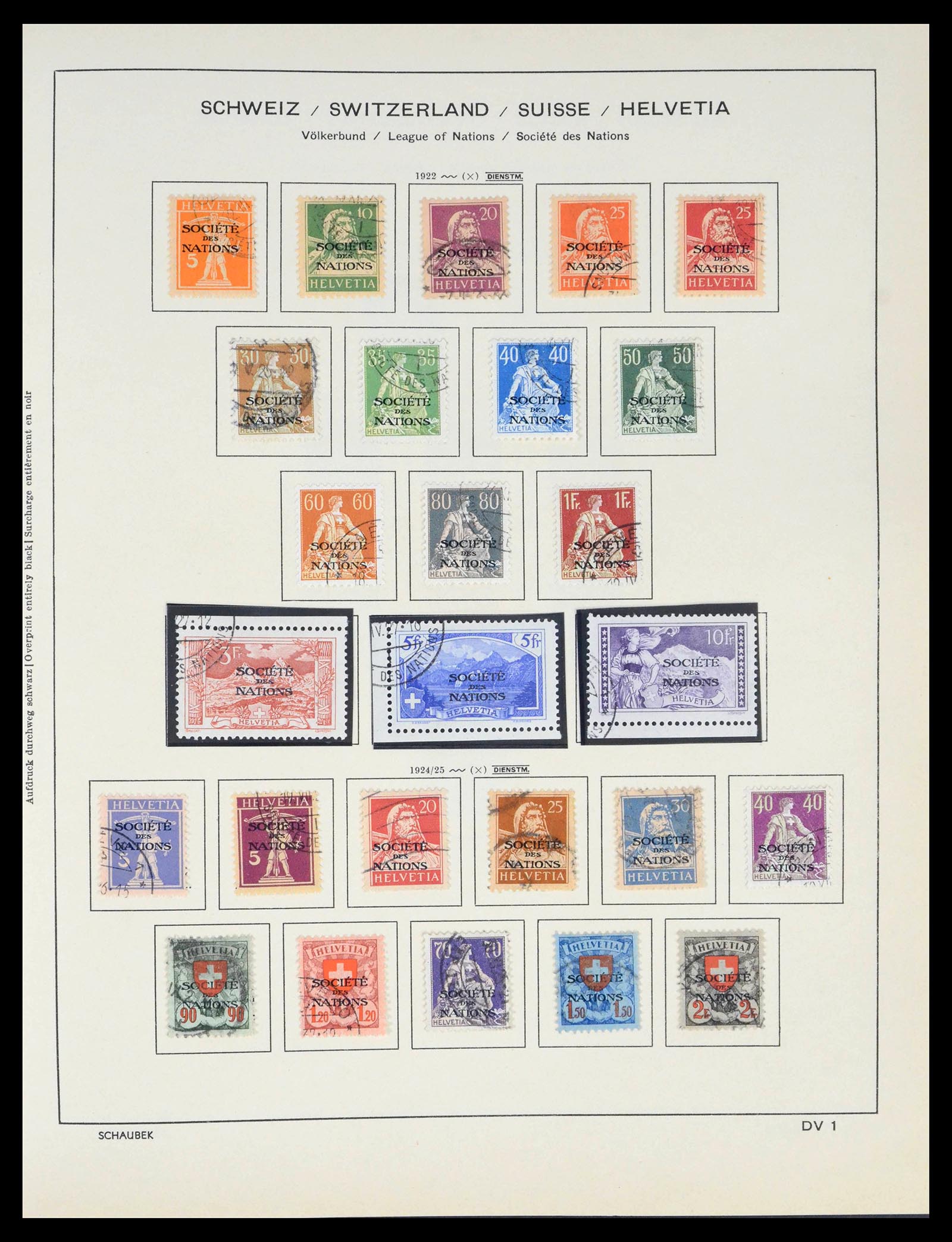 39540 0140 - Stamp collection 39540 Switzerland 1850-1982.