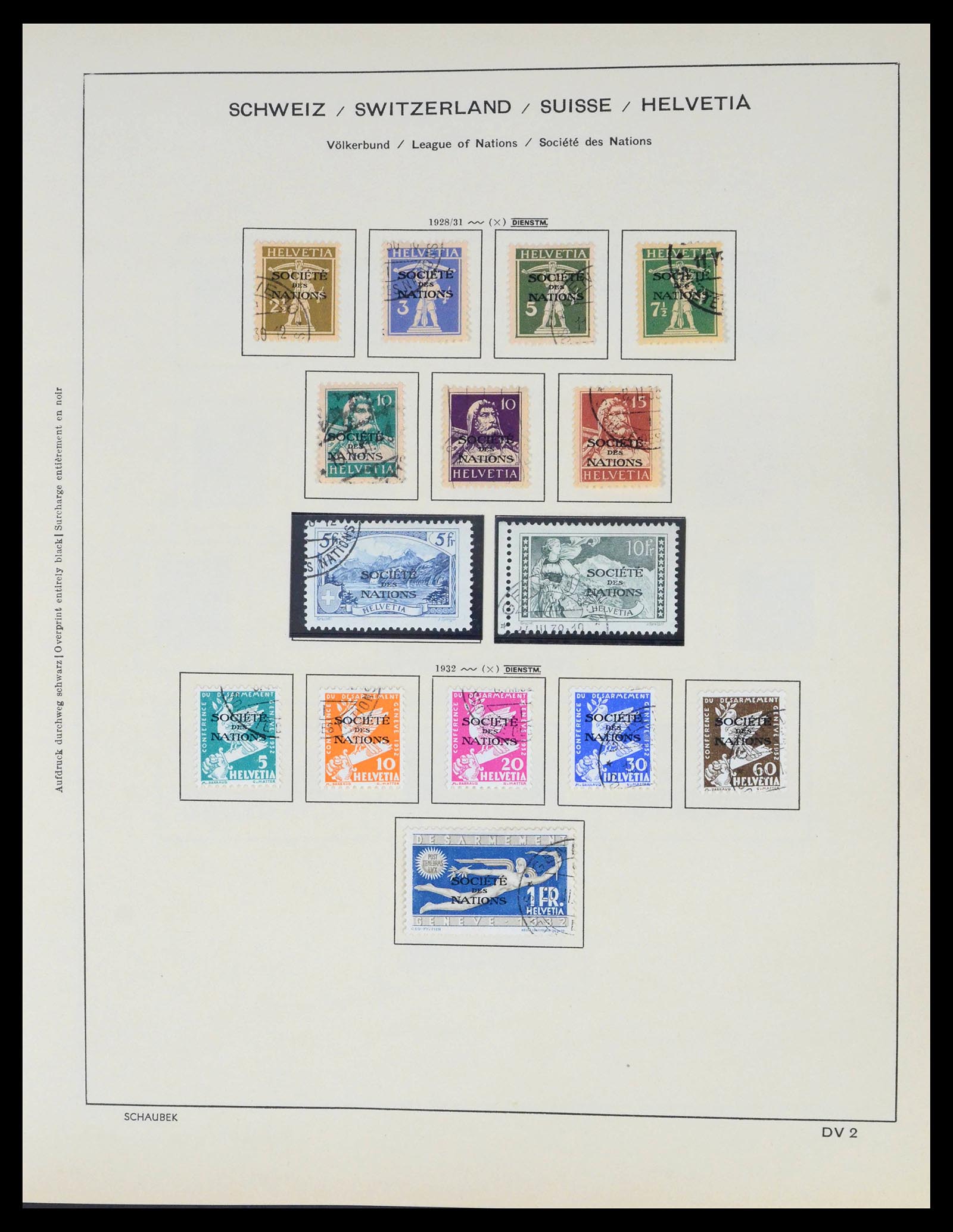 39540 0142 - Stamp collection 39540 Switzerland 1850-1982.