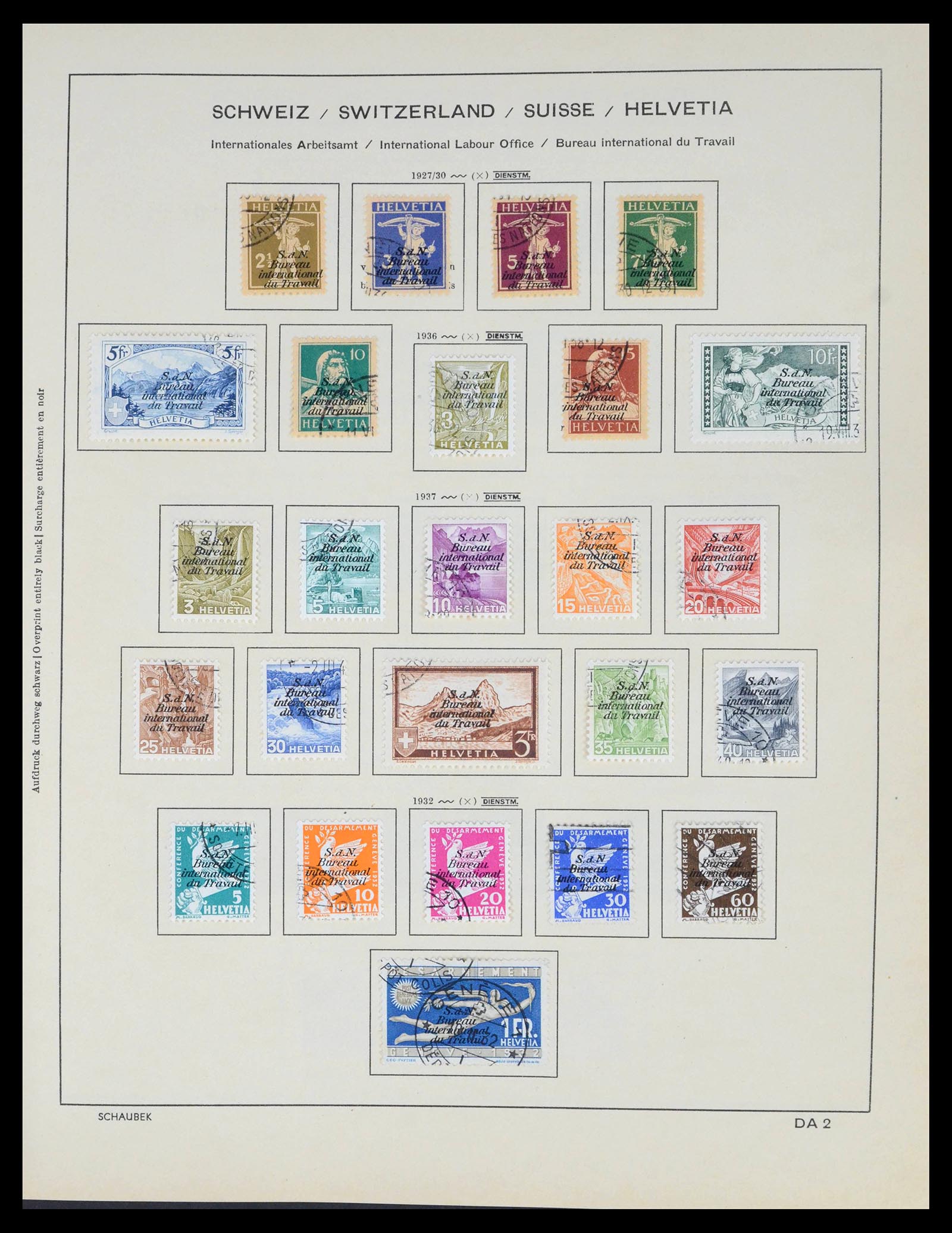 39540 0148 - Stamp collection 39540 Switzerland 1850-1982.