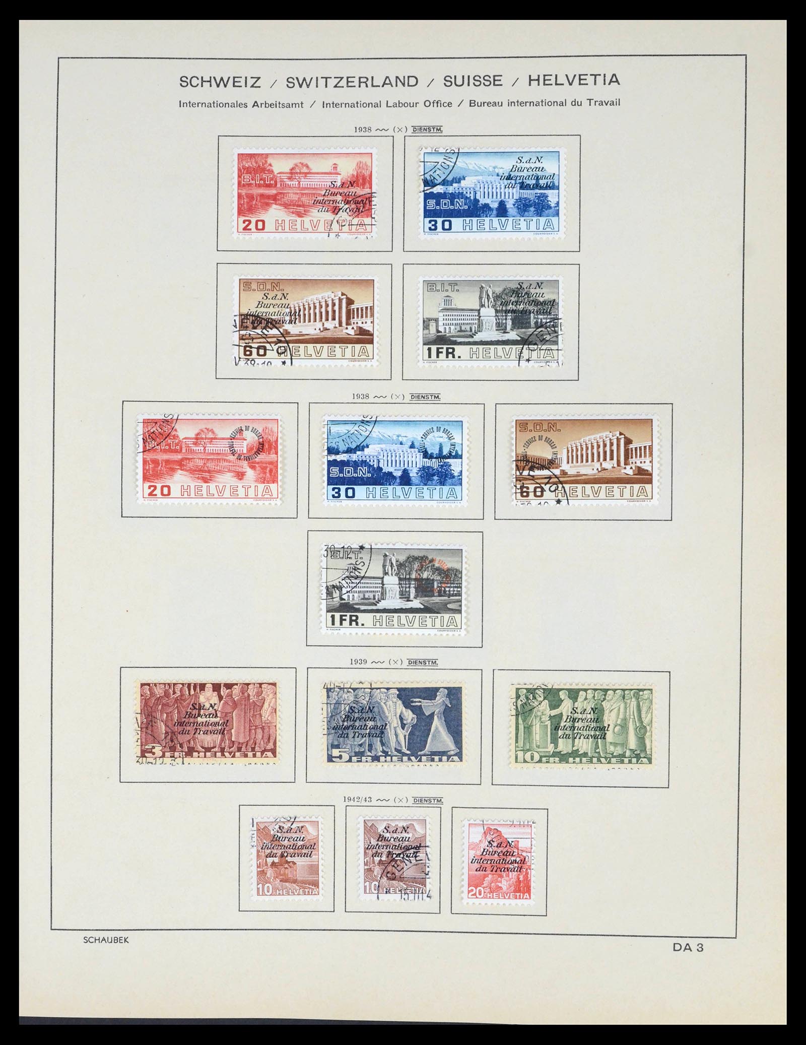 39540 0149 - Stamp collection 39540 Switzerland 1850-1982.