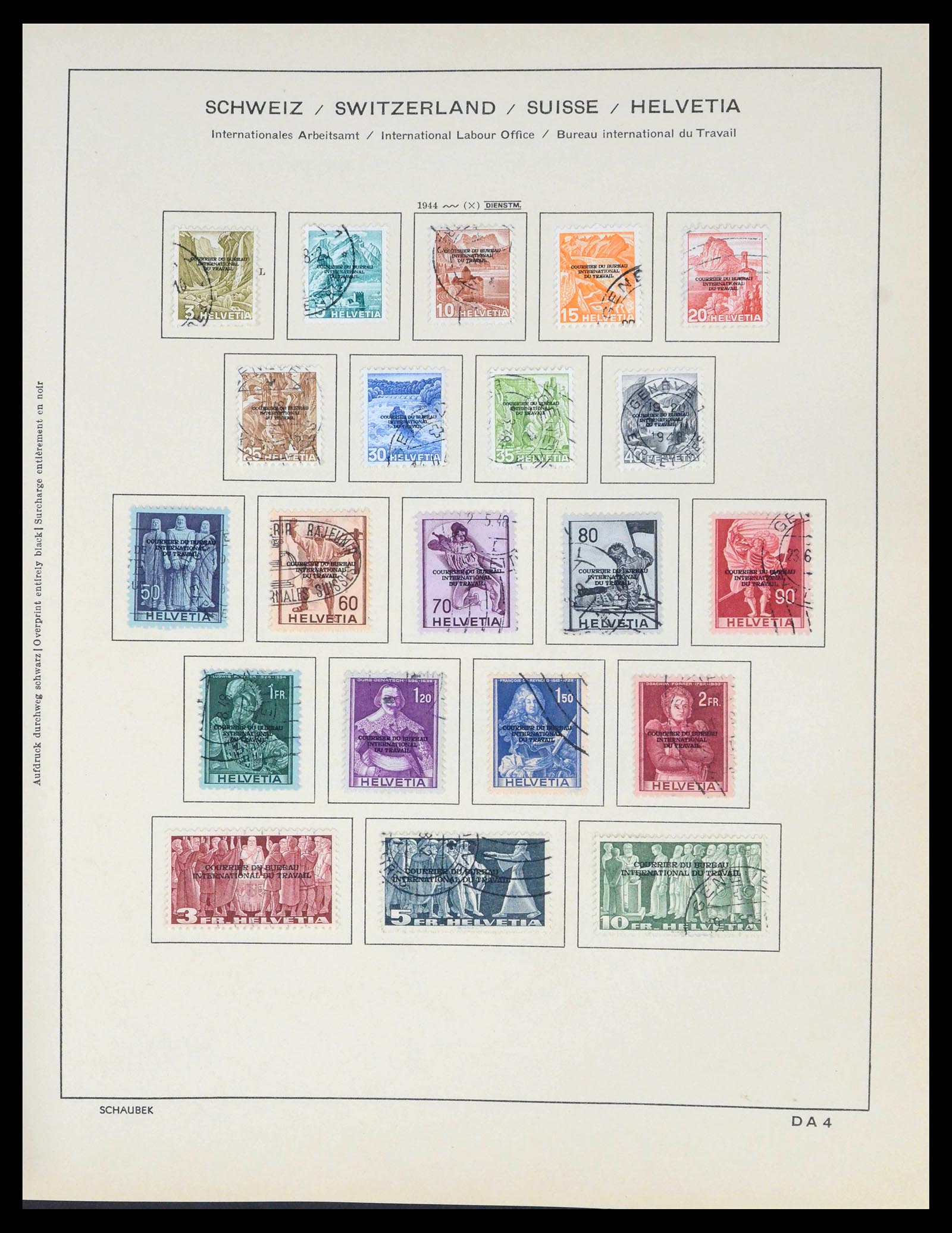 39540 0150 - Stamp collection 39540 Switzerland 1850-1982.