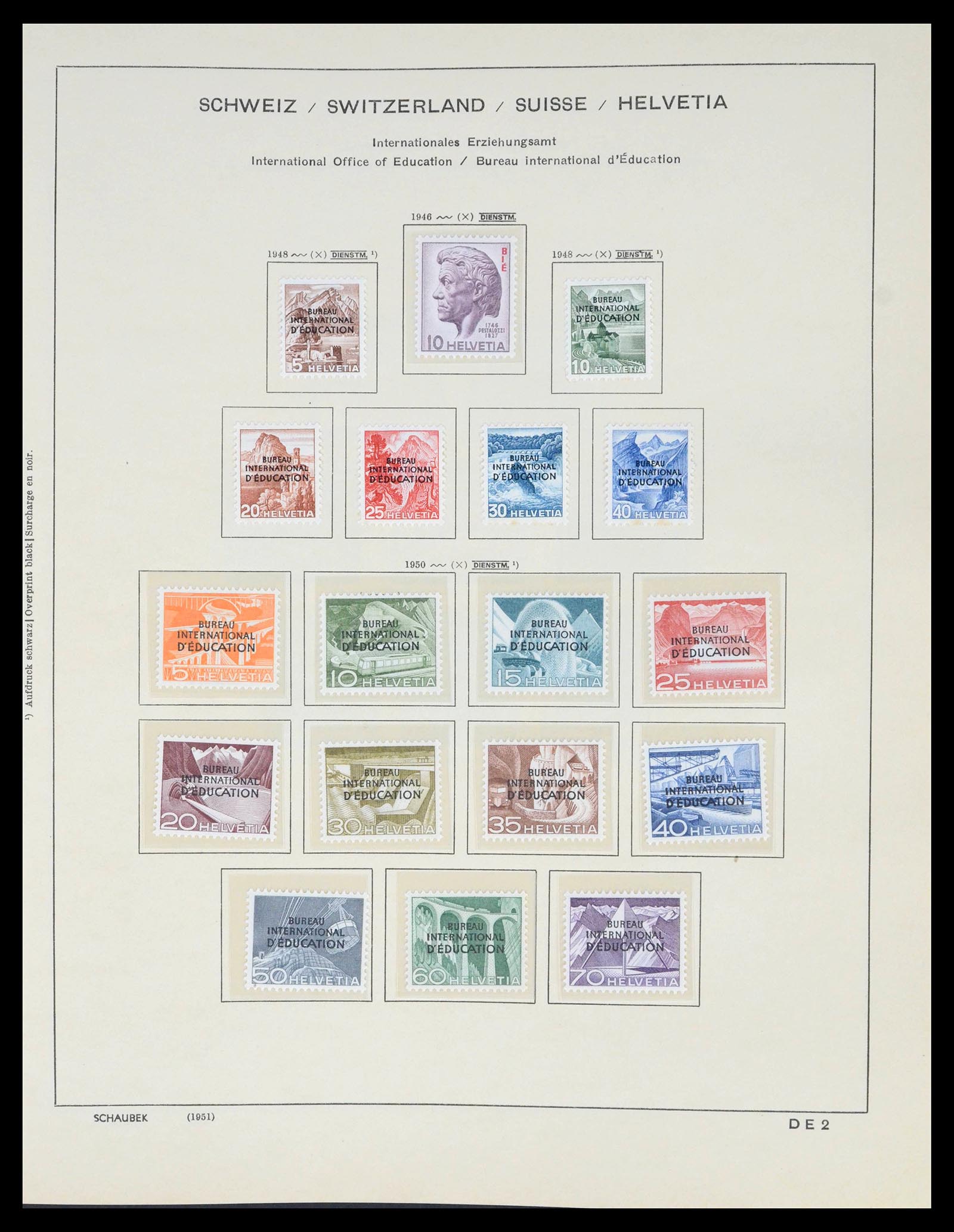 39540 0153 - Stamp collection 39540 Switzerland 1850-1982.