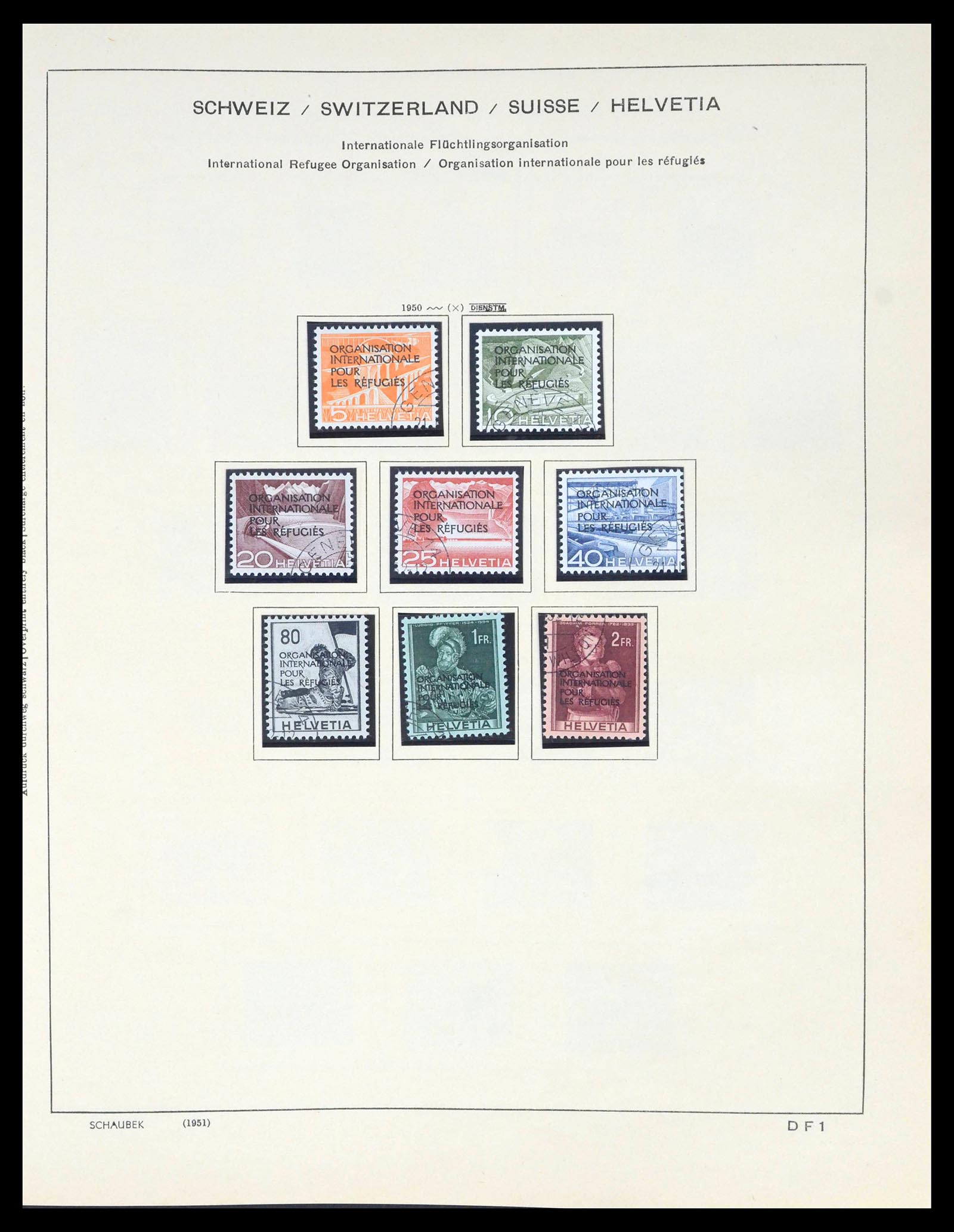 39540 0154 - Stamp collection 39540 Switzerland 1850-1982.