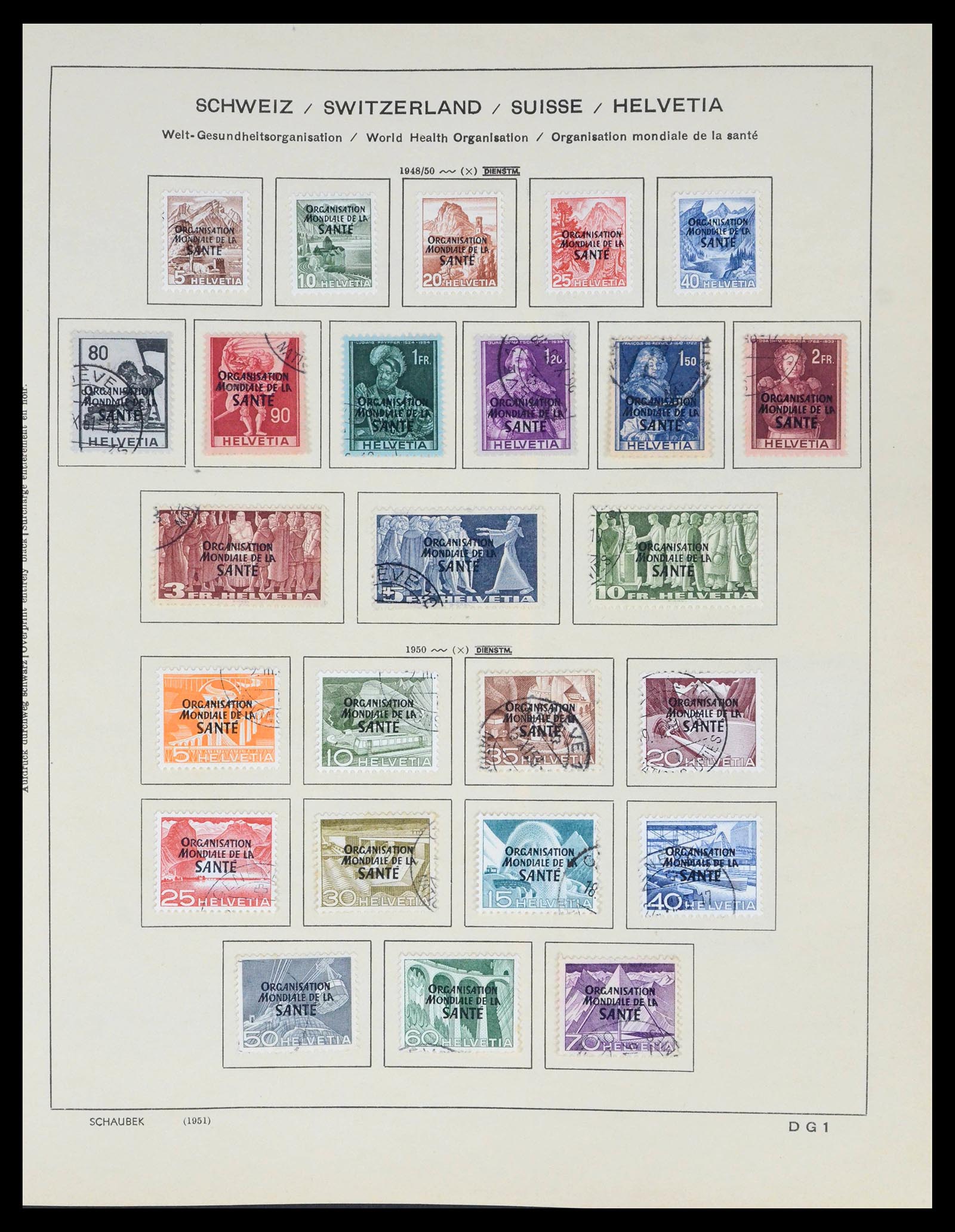 39540 0155 - Stamp collection 39540 Switzerland 1850-1982.