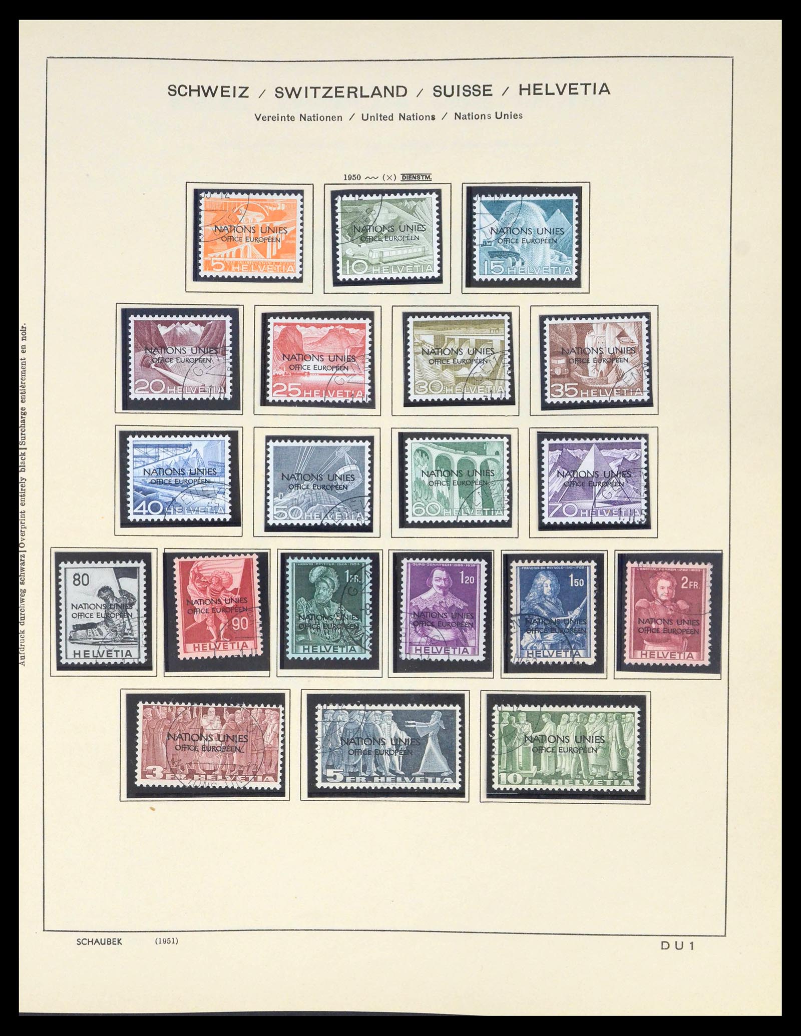 39540 0158 - Stamp collection 39540 Switzerland 1850-1982.