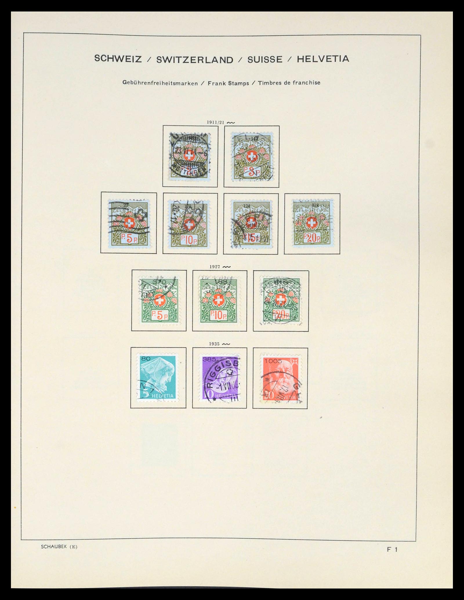 39540 0159 - Stamp collection 39540 Switzerland 1850-1982.