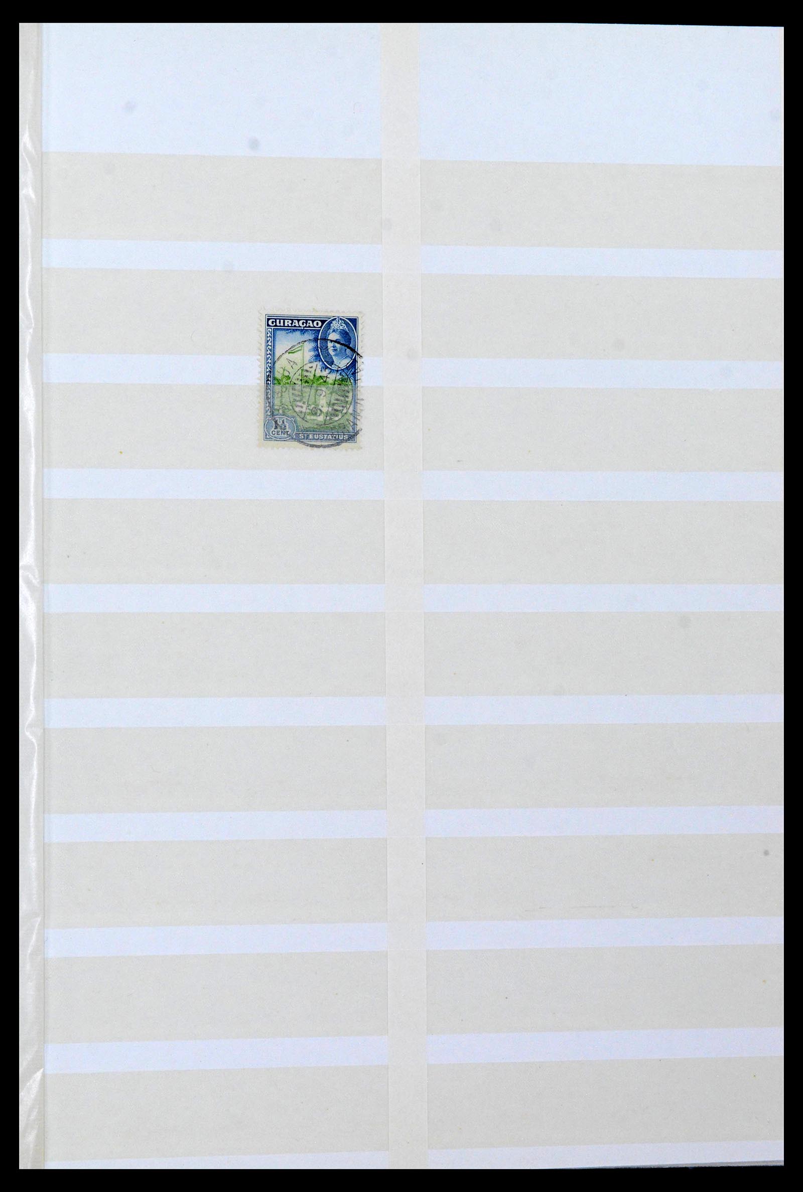 39541 0006 - Postzegelverzameling 39541 Curaçao/Antillen stempels 1873-1970.