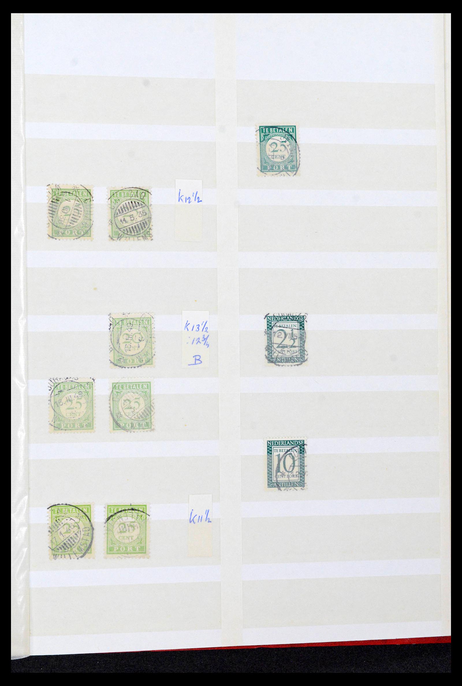 39541 0046 - Postzegelverzameling 39541 Curaçao/Antillen stempels 1873-1970.