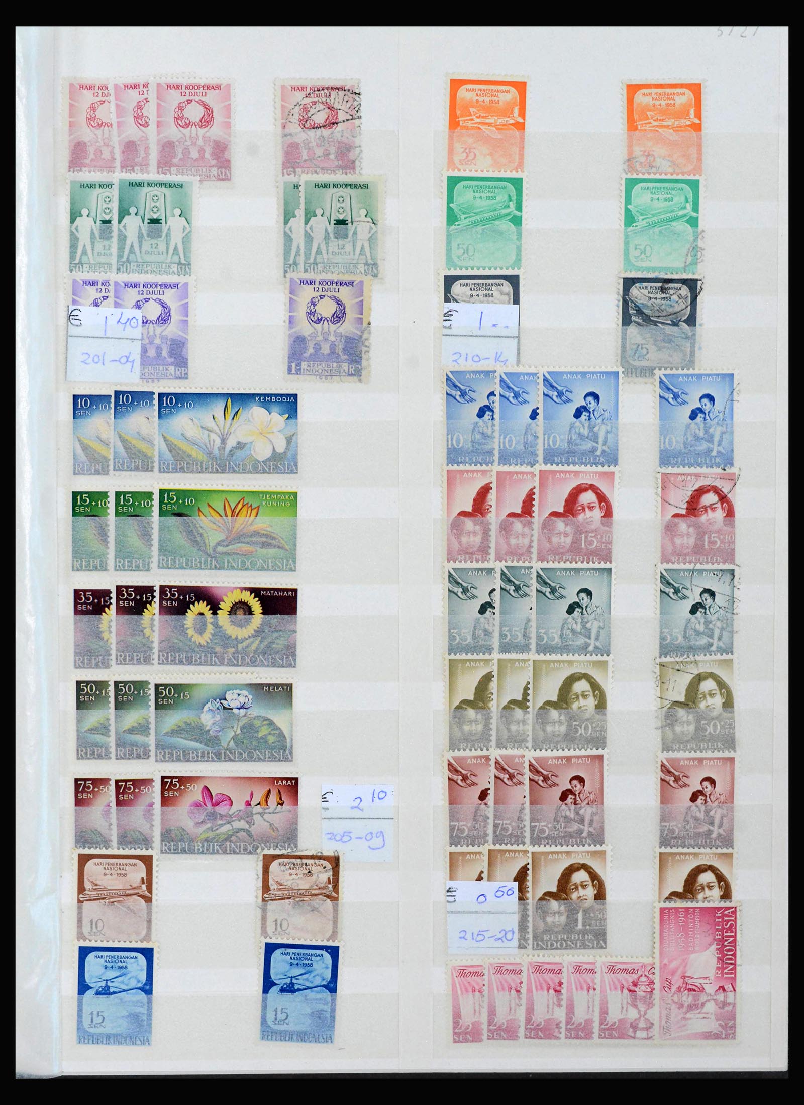 39553 0011 - Stamp collection 39553 Indonesia 1949-2014.