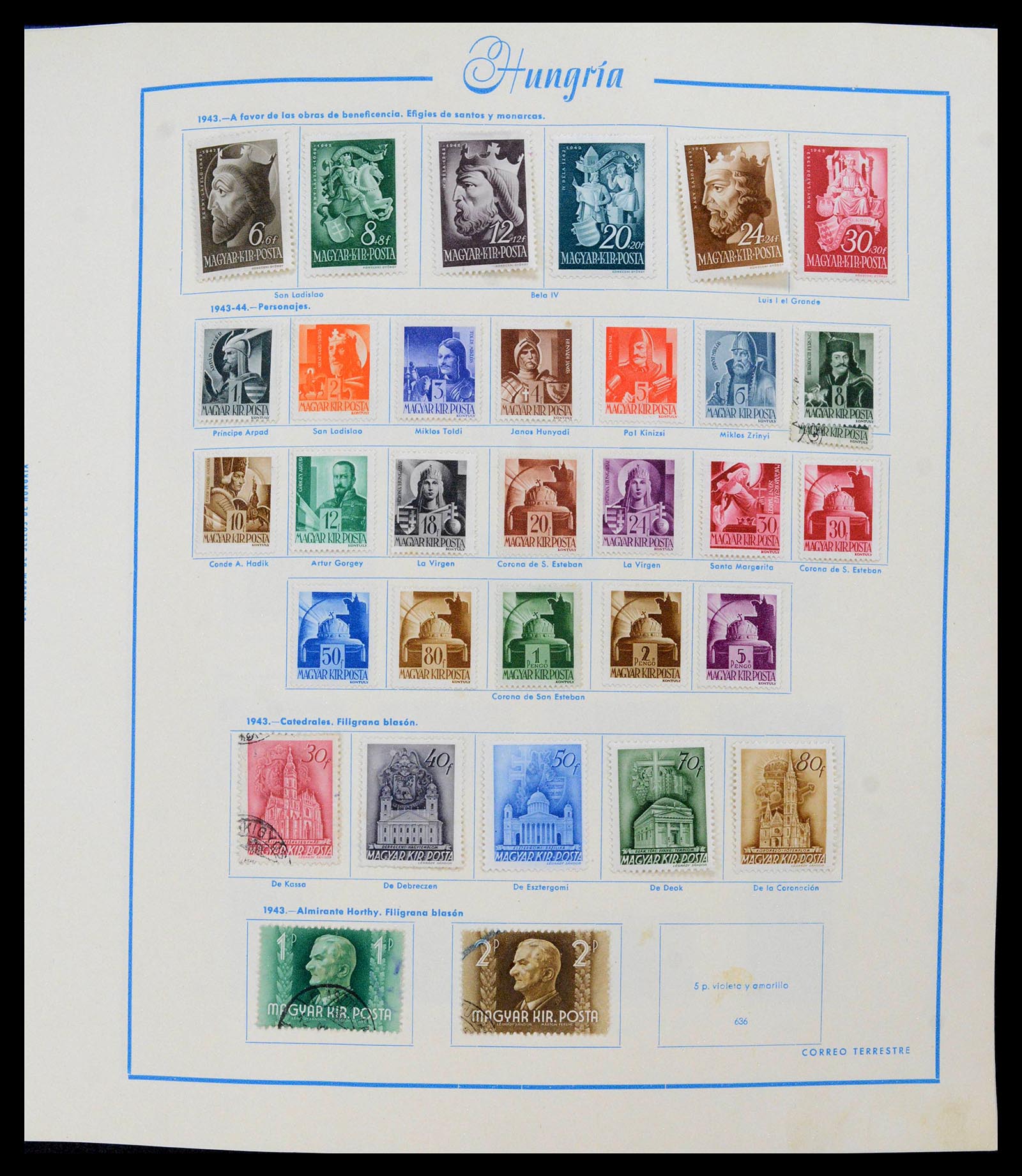 39569 0023 - Stamp collection 39569 Hungary 1871-2005.