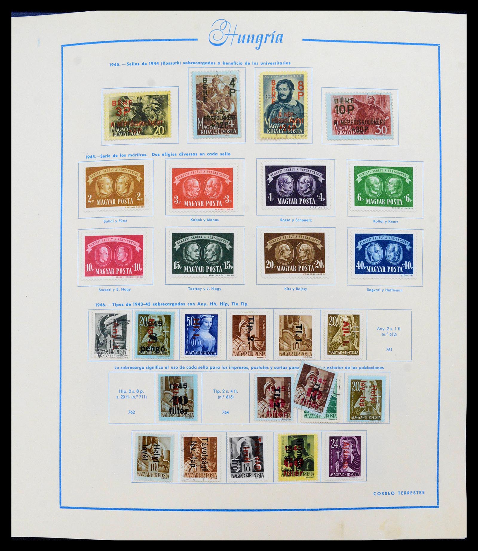 39569 0027 - Stamp collection 39569 Hungary 1871-2005.