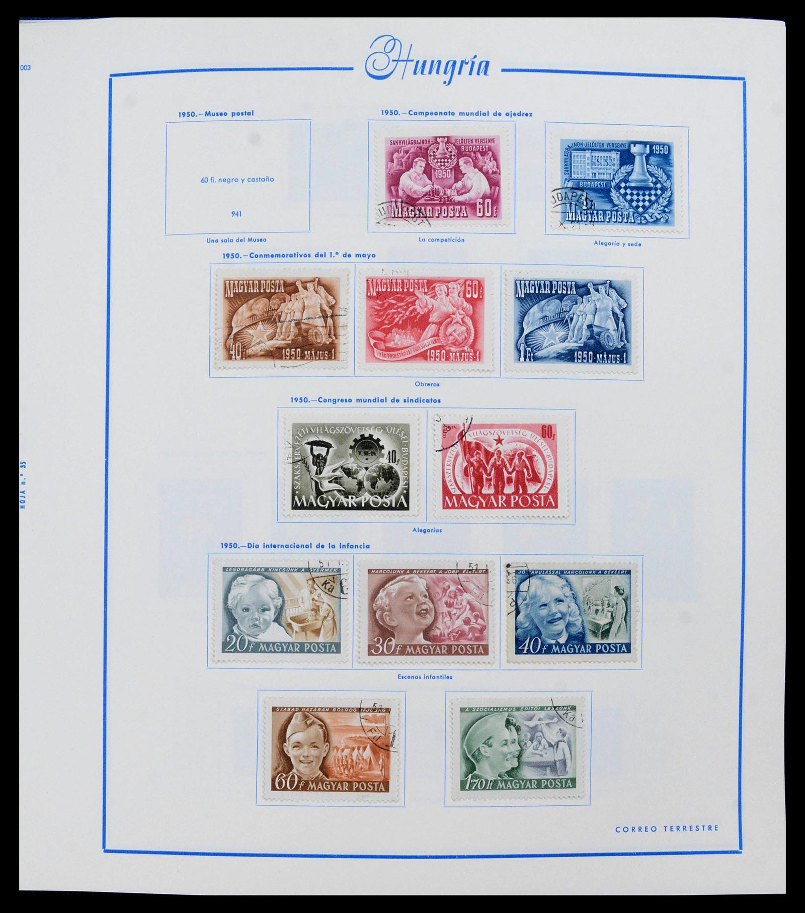 39569 0038 - Stamp collection 39569 Hungary 1871-2005.