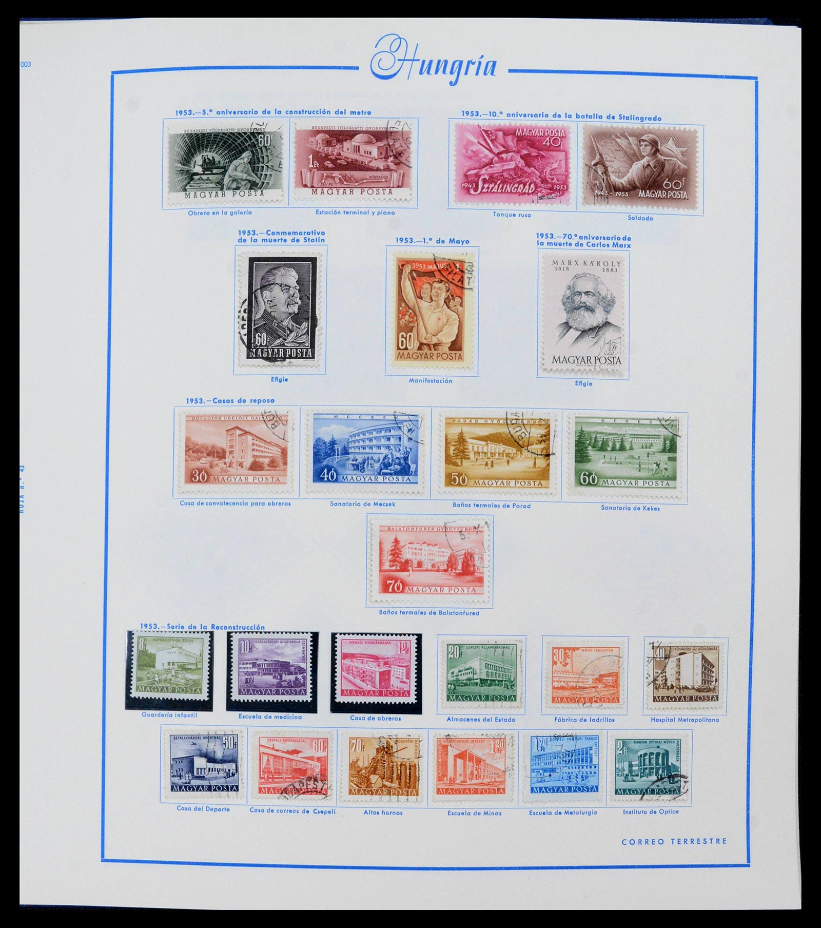 39569 0046 - Stamp collection 39569 Hungary 1871-2005.