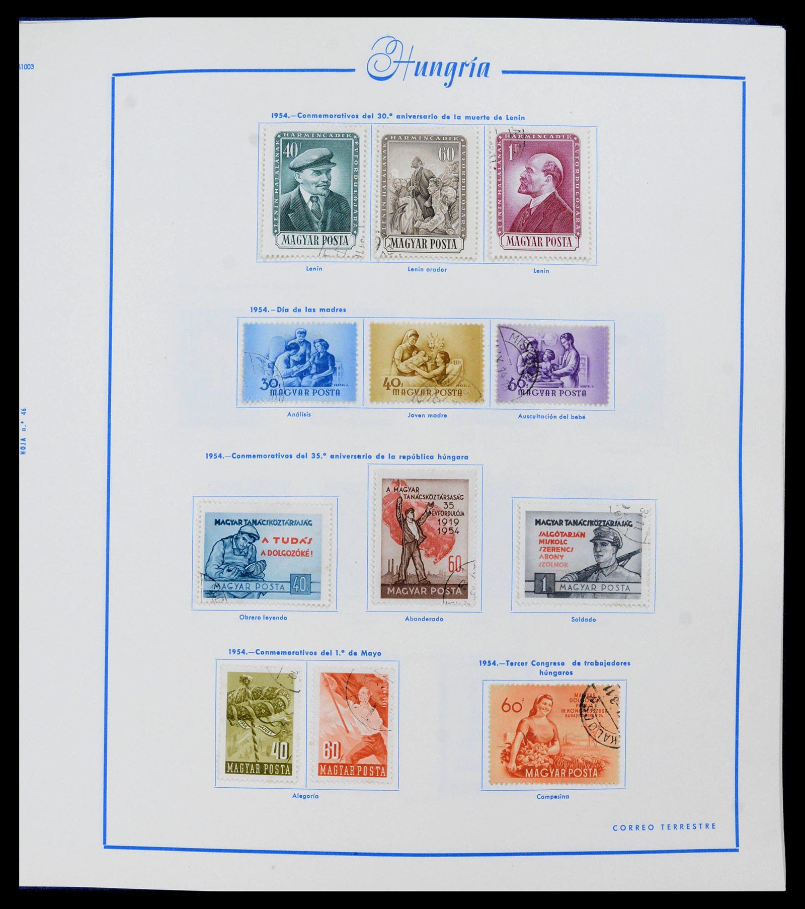 39569 0049 - Stamp collection 39569 Hungary 1871-2005.