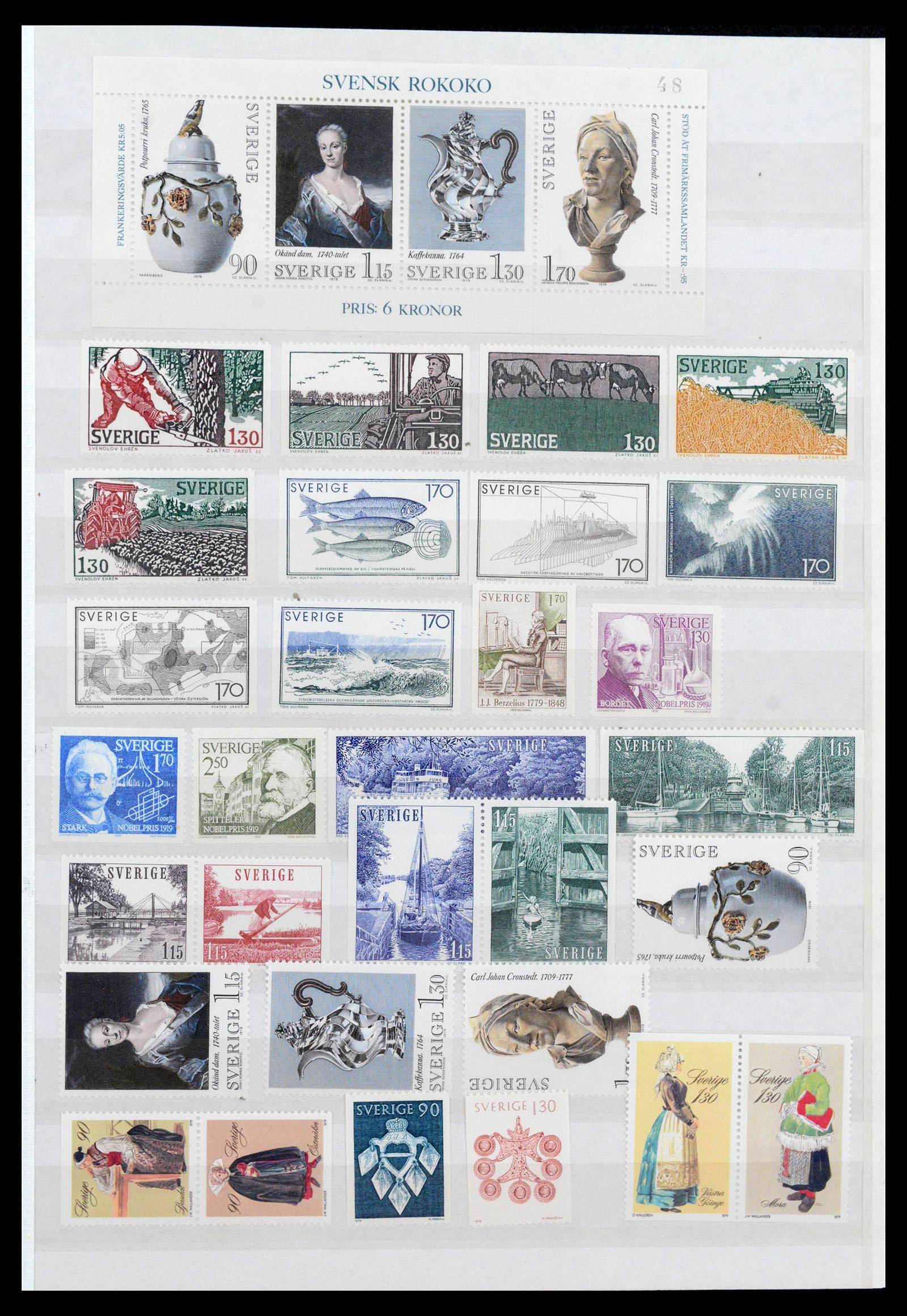 39573 0022 - Stamp collection 39573 Sweden 1930-1998.