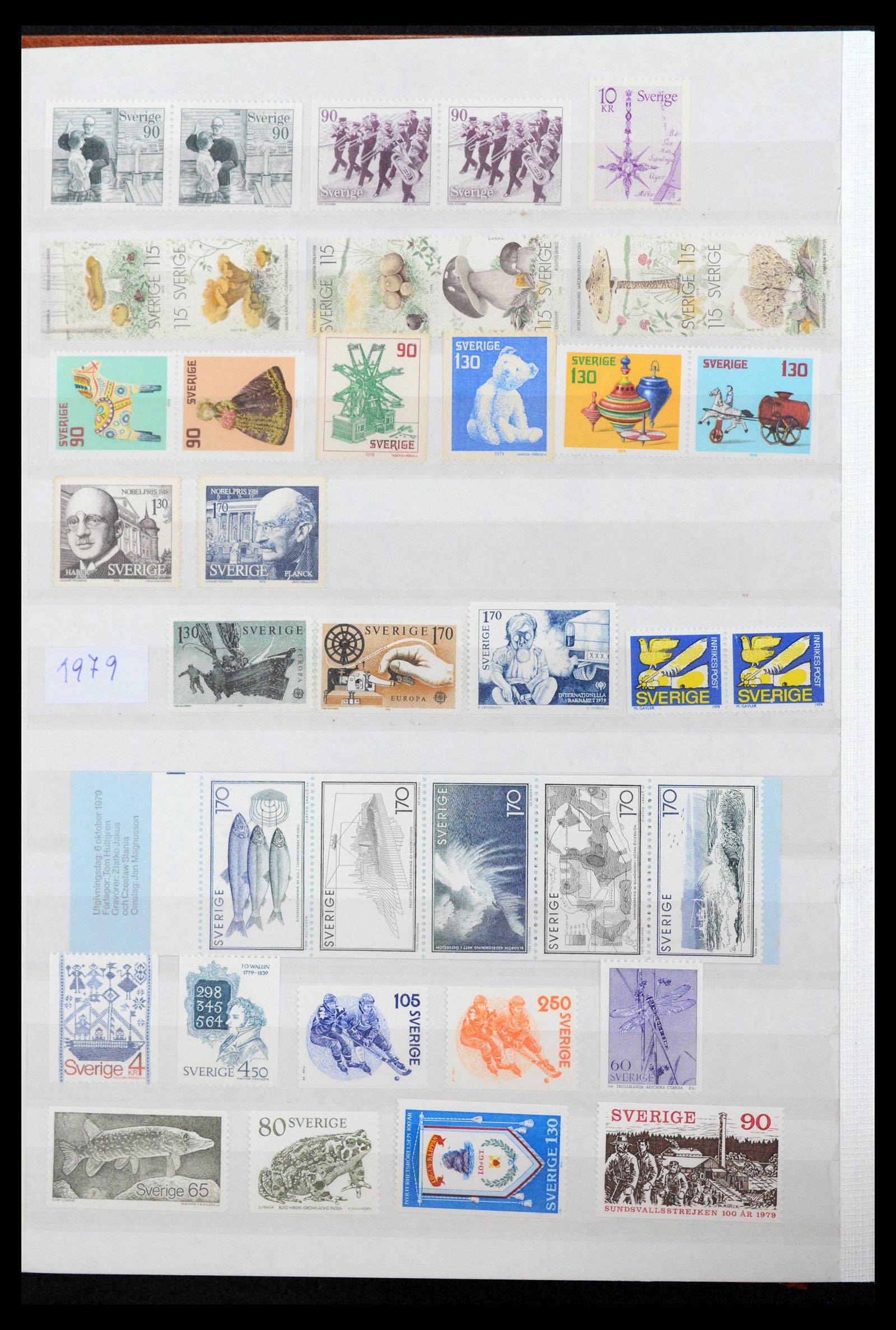 39573 0023 - Stamp collection 39573 Sweden 1930-1998.