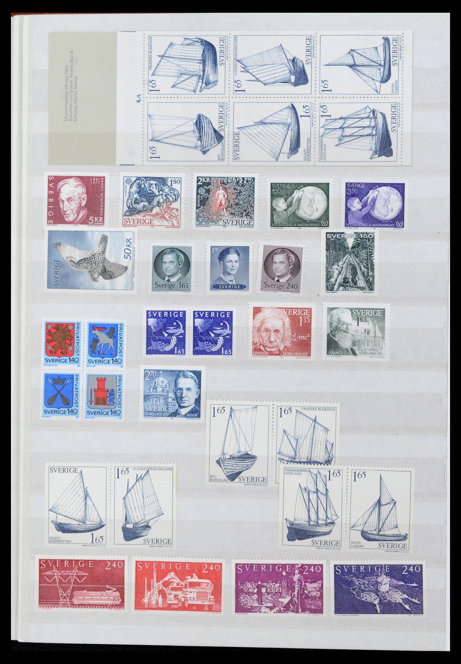 39573 0027 - Stamp collection 39573 Sweden 1930-1998.