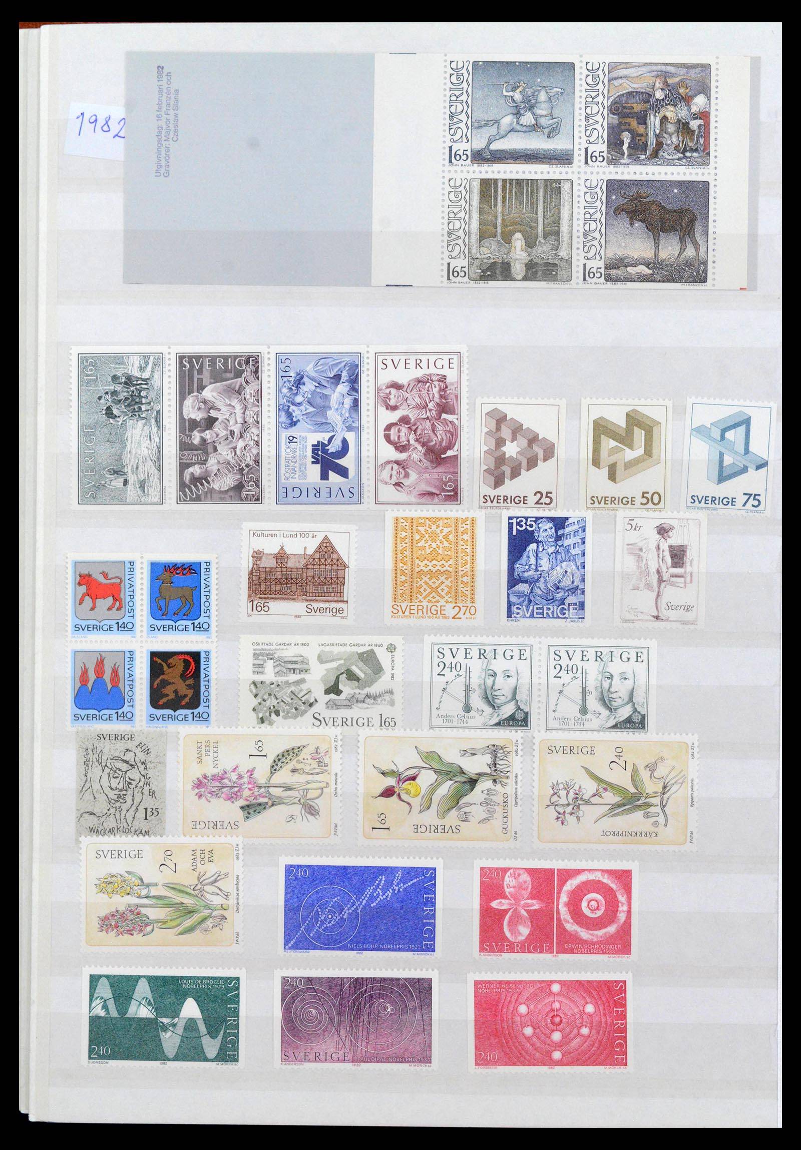 39573 0028 - Stamp collection 39573 Sweden 1930-1998.