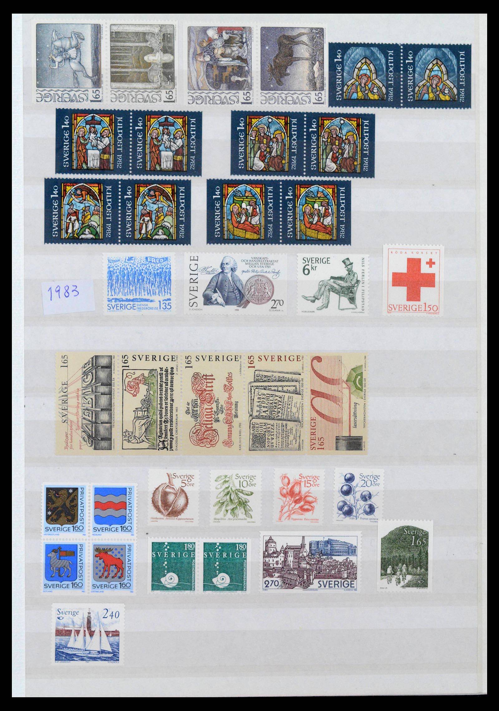 39573 0029 - Stamp collection 39573 Sweden 1930-1998.