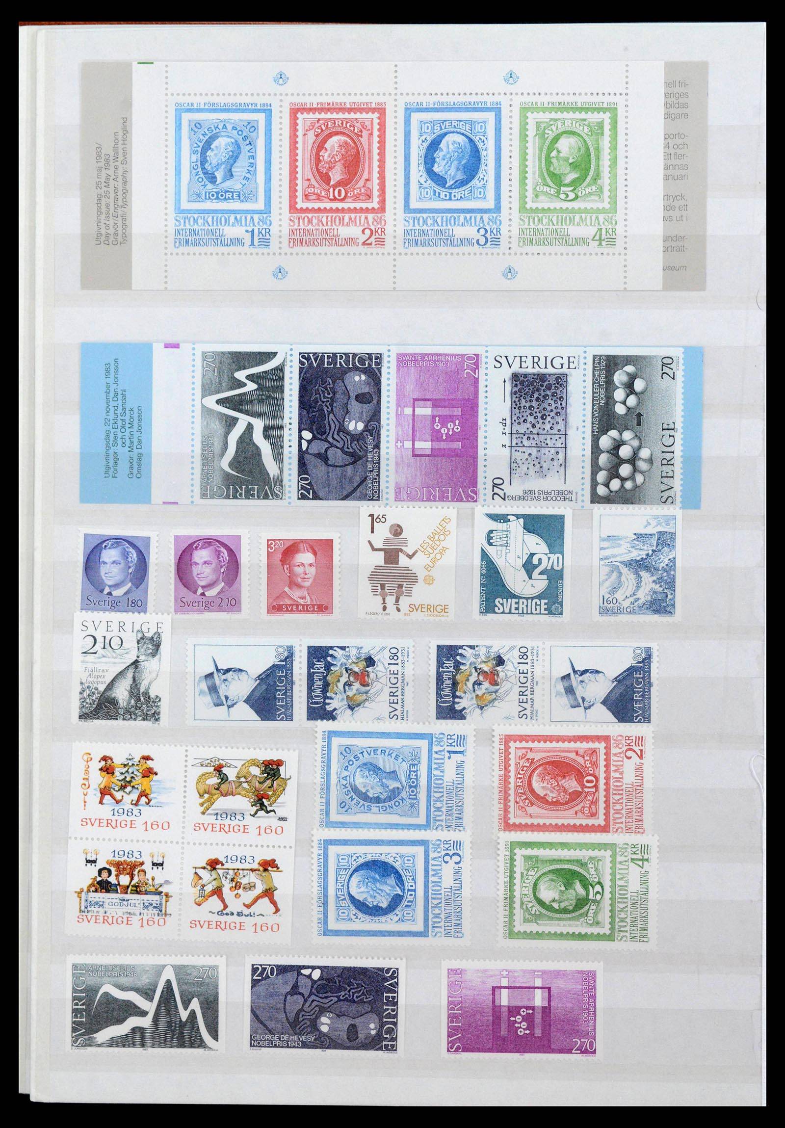 39573 0031 - Stamp collection 39573 Sweden 1930-1998.