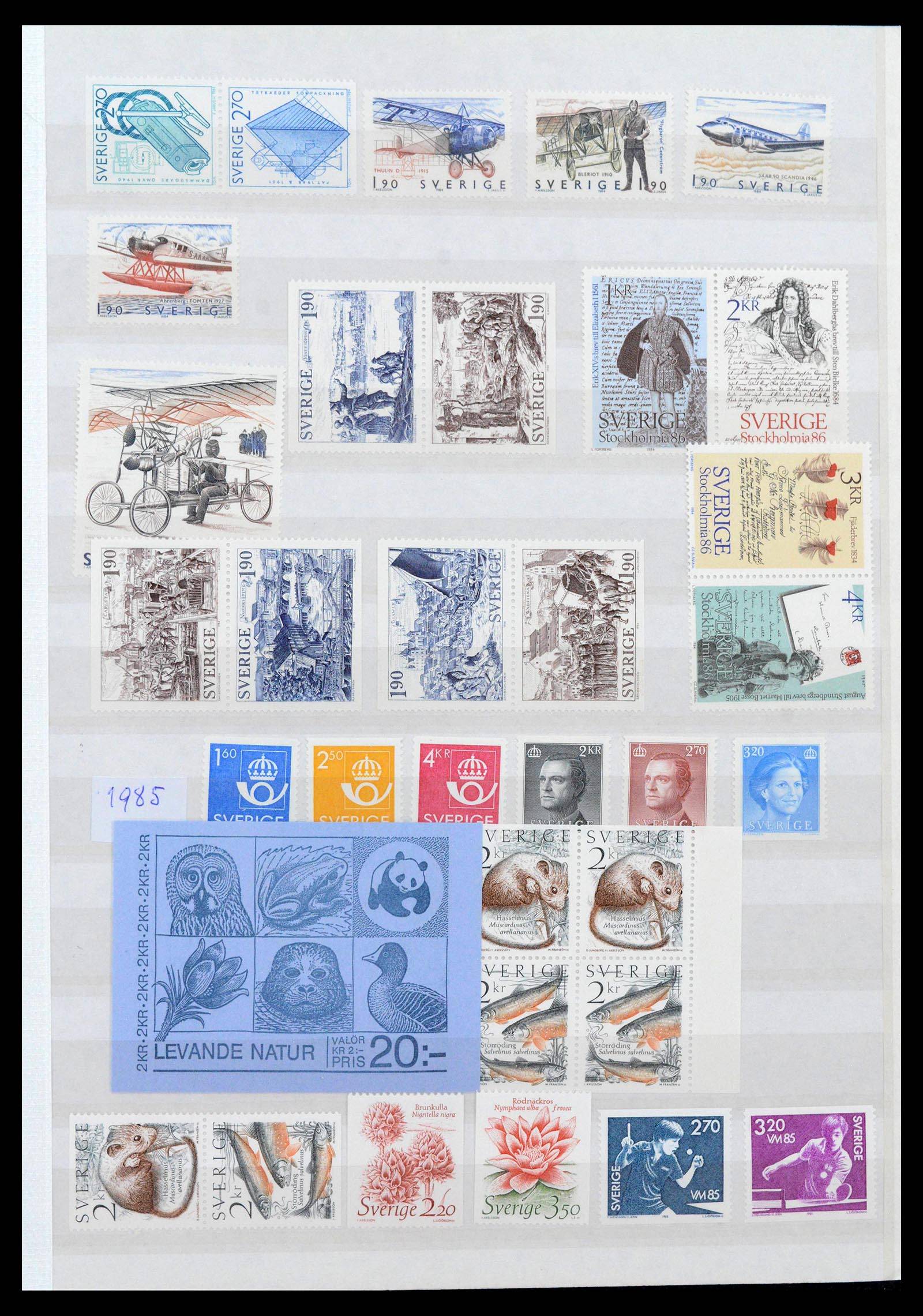 39573 0033 - Stamp collection 39573 Sweden 1930-1998.