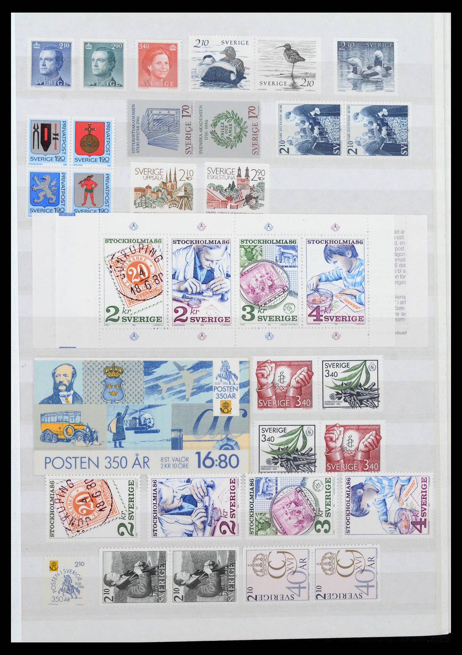 39573 0037 - Stamp collection 39573 Sweden 1930-1998.