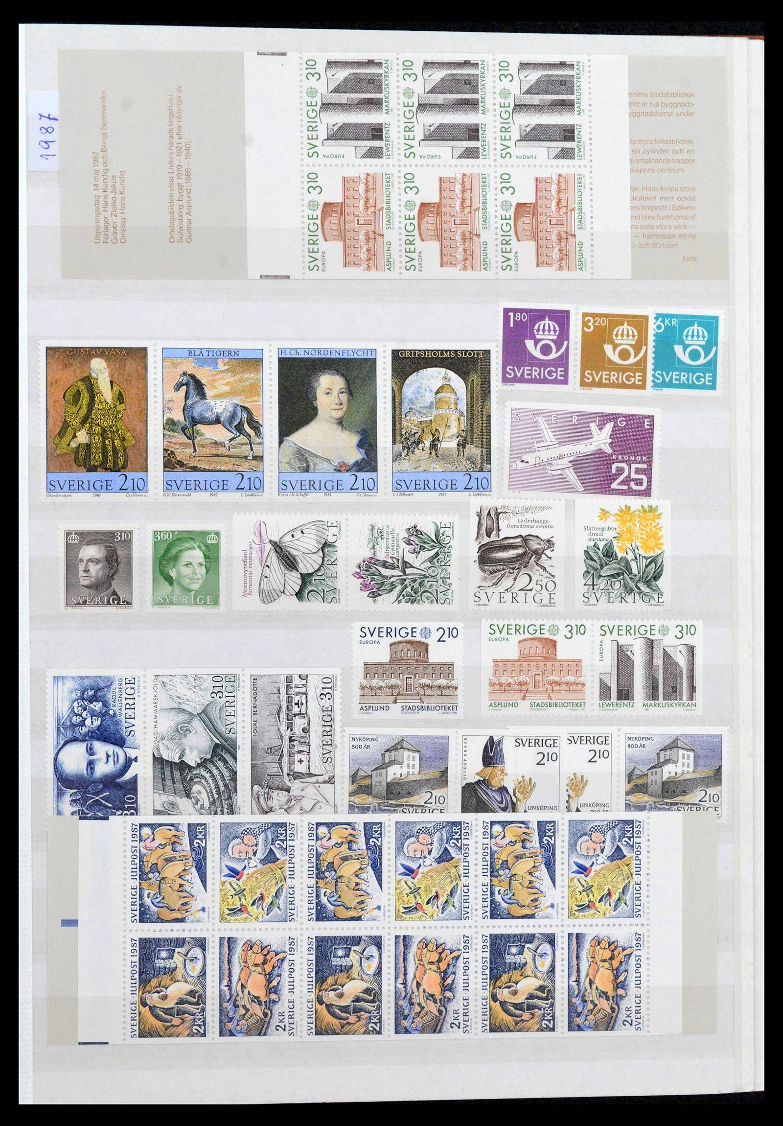 39573 0039 - Stamp collection 39573 Sweden 1930-1998.