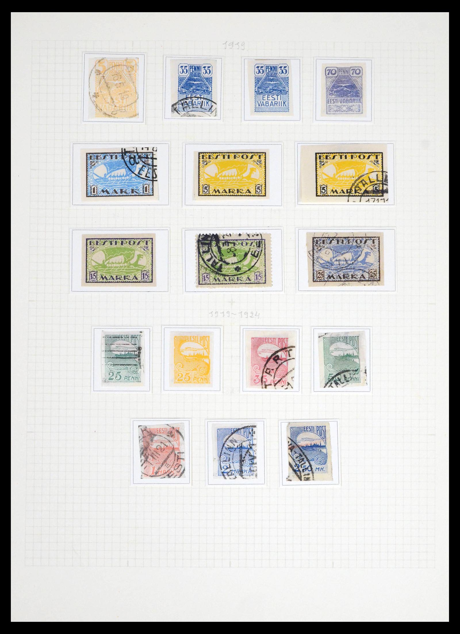 39574 0002 - Stamp collection 39574 European countries 1880-1940.