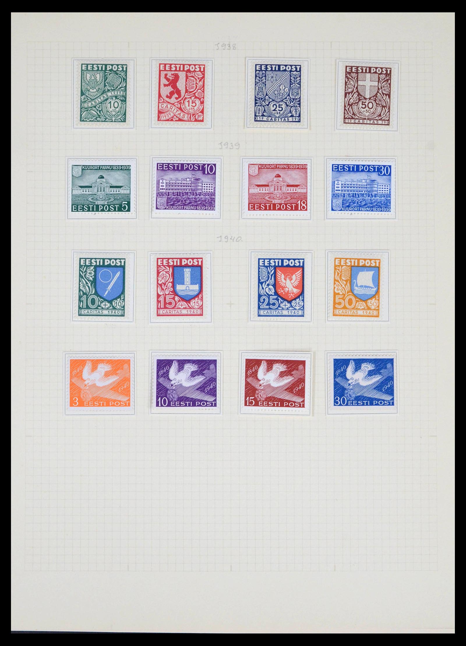 39574 0009 - Stamp collection 39574 European countries 1880-1940.