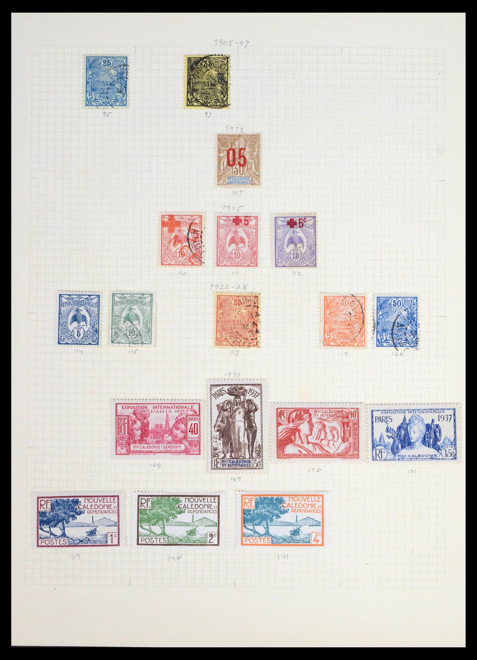 39574 0012 - Stamp collection 39574 European countries 1880-1940.