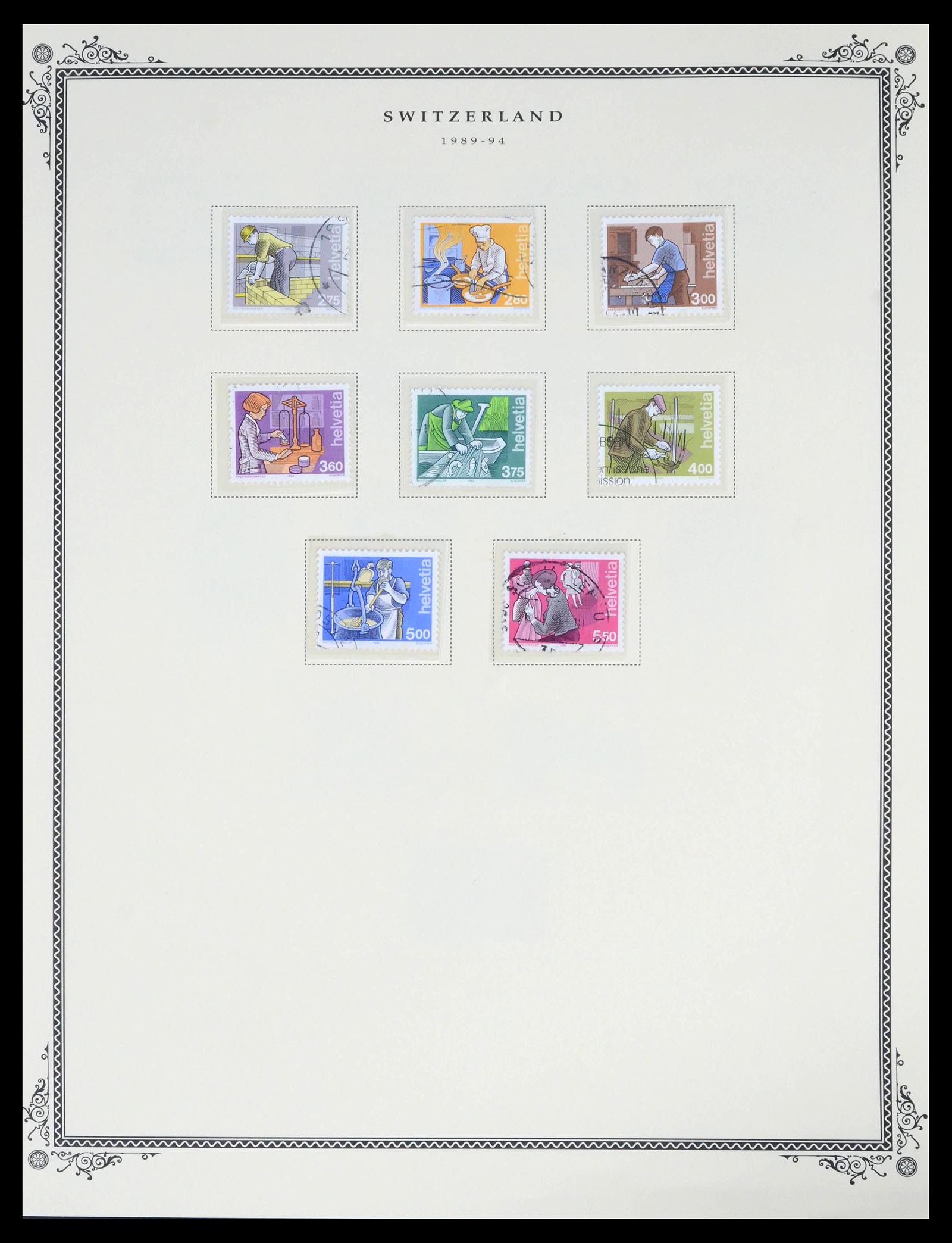 39575 0065 - Stamp collection 39575 Switzerland 1854-2014.