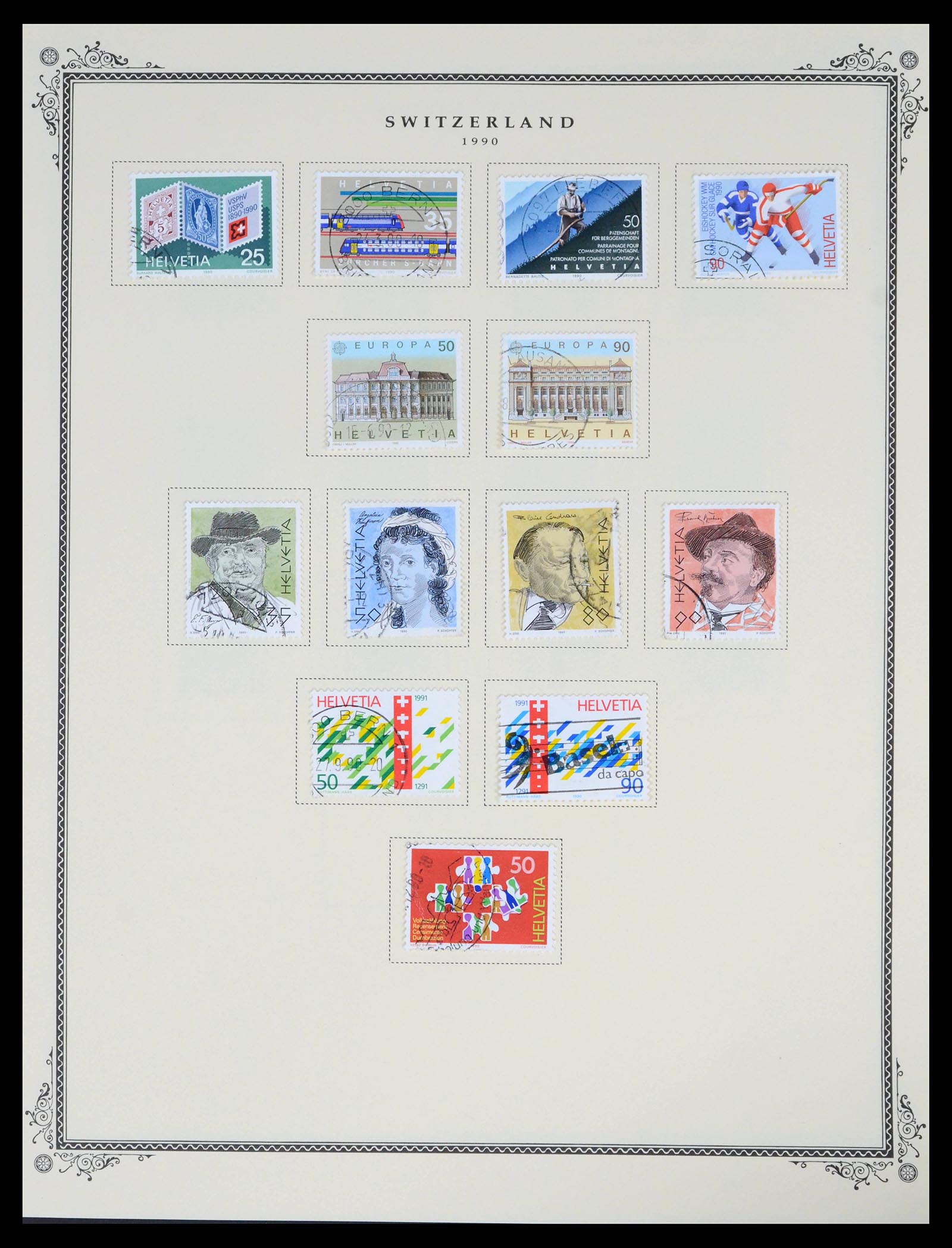 39575 0066 - Stamp collection 39575 Switzerland 1854-2014.