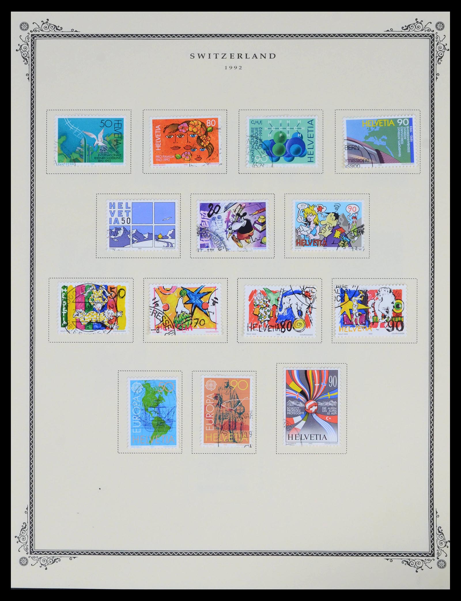 39575 0070 - Stamp collection 39575 Switzerland 1854-2014.