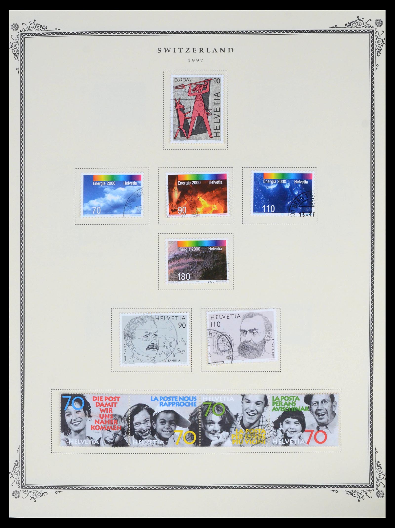 39575 0077 - Stamp collection 39575 Switzerland 1854-2014.