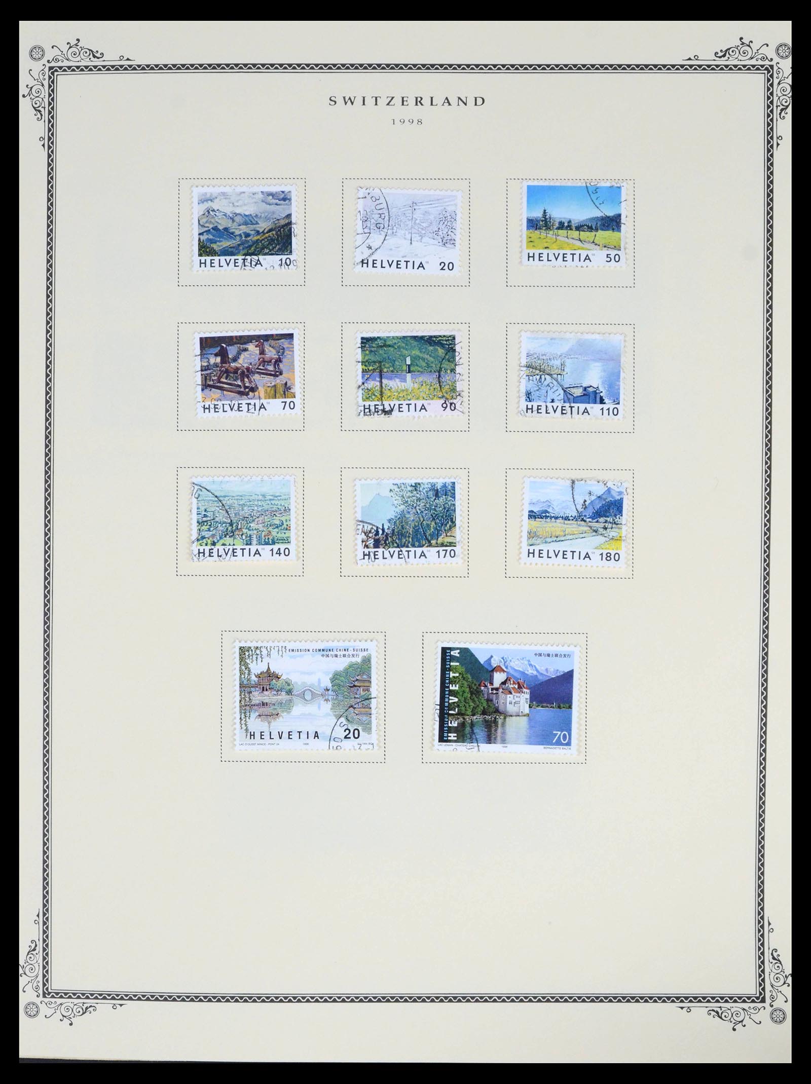 39575 0079 - Stamp collection 39575 Switzerland 1854-2014.