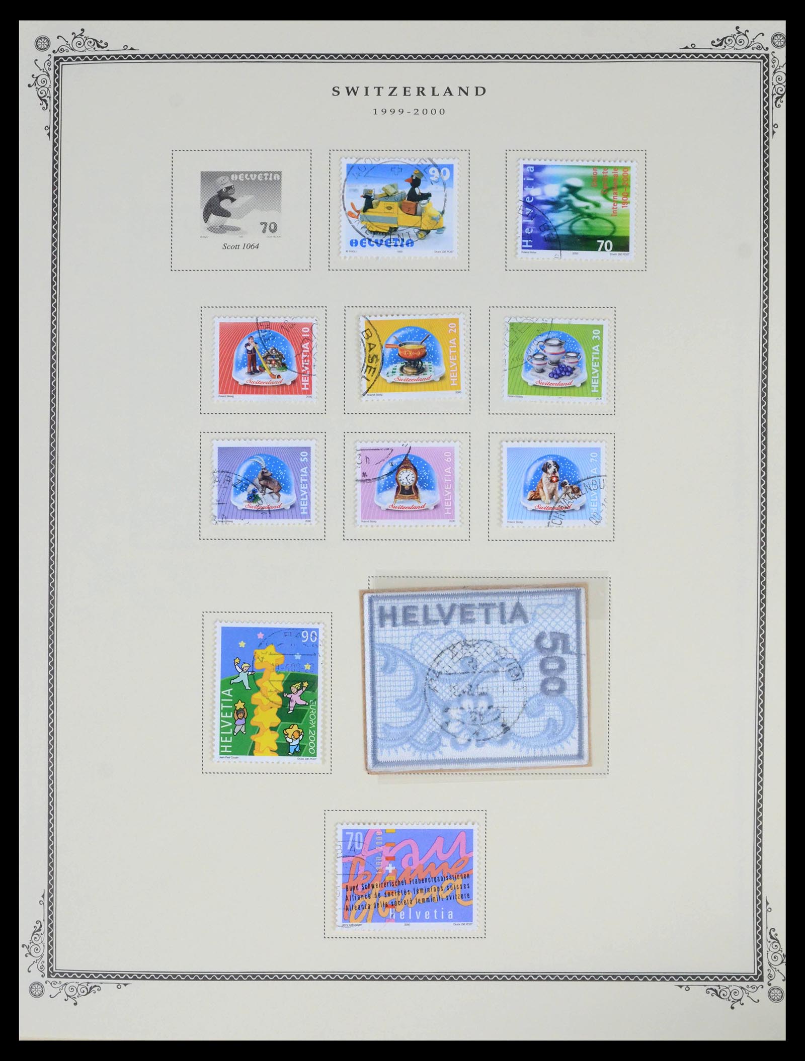 39575 0085 - Stamp collection 39575 Switzerland 1854-2014.