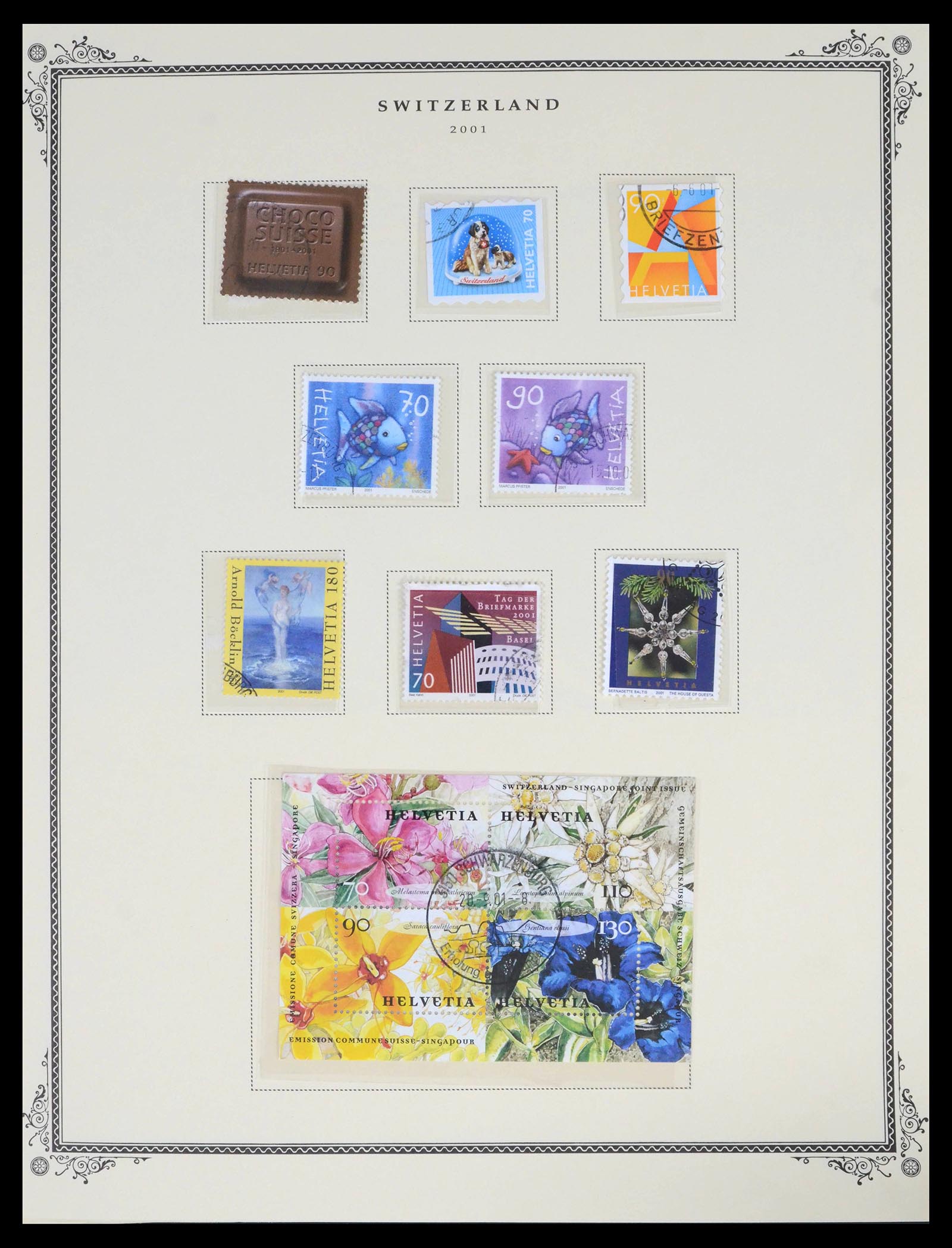 39575 0091 - Stamp collection 39575 Switzerland 1854-2014.