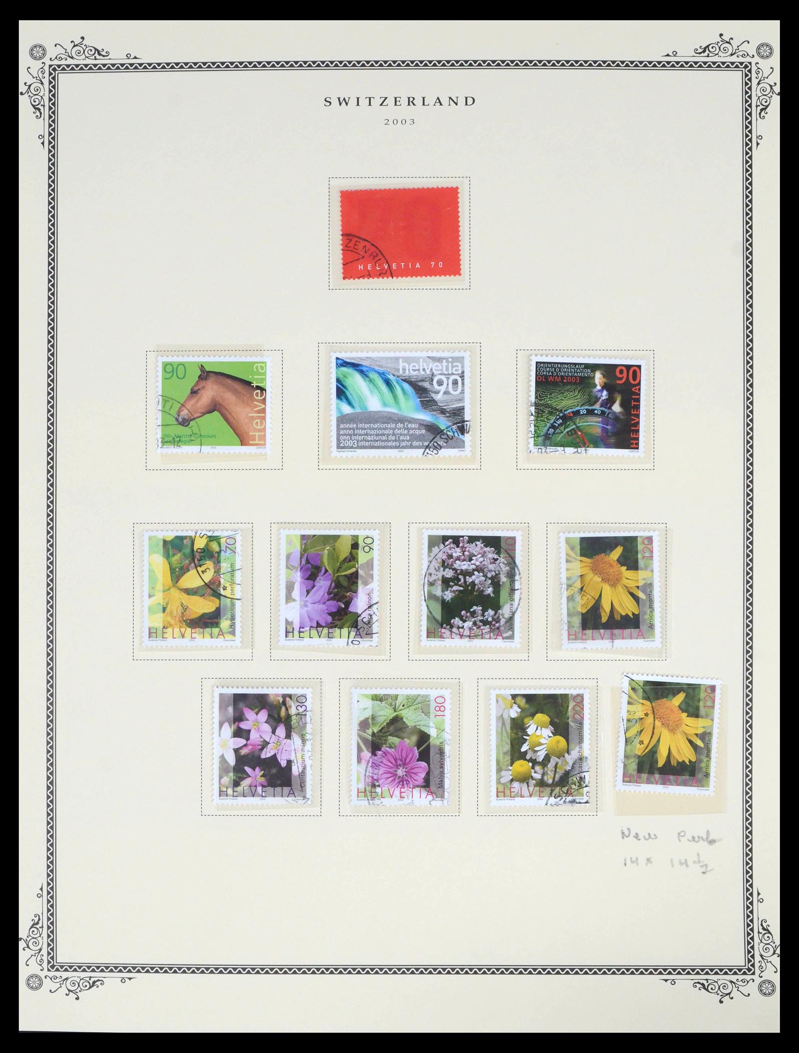 39575 0099 - Stamp collection 39575 Switzerland 1854-2014.