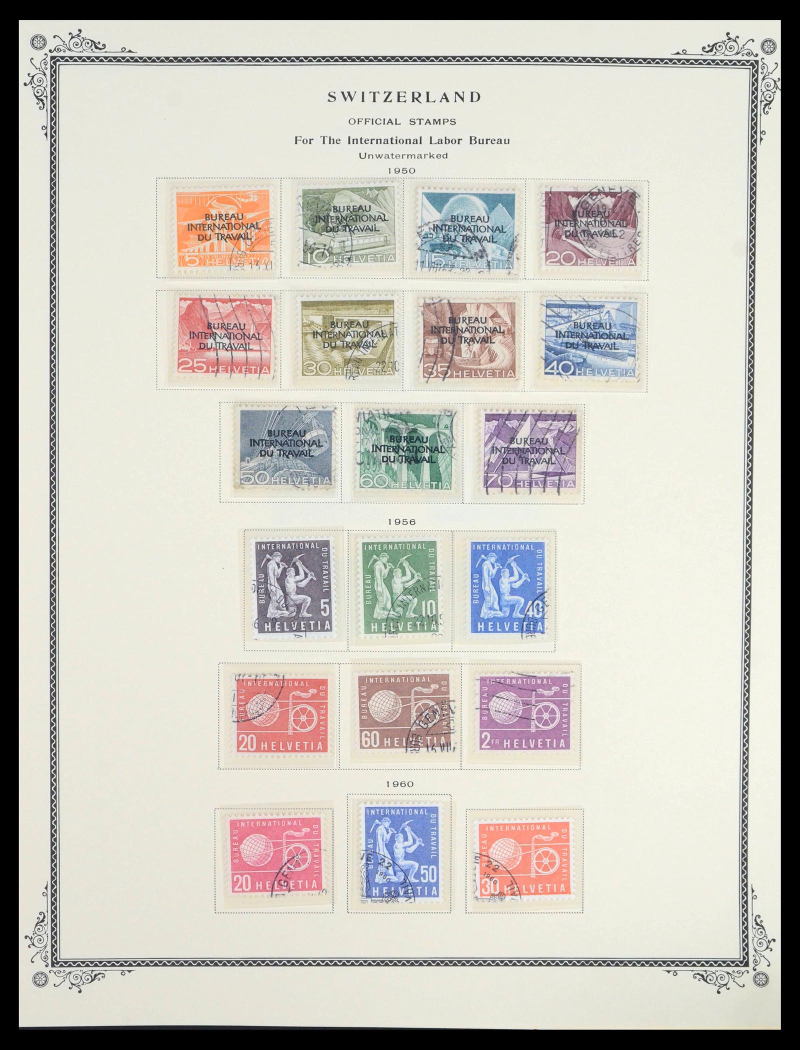 39575 0262 - Stamp collection 39575 Switzerland 1854-2014.