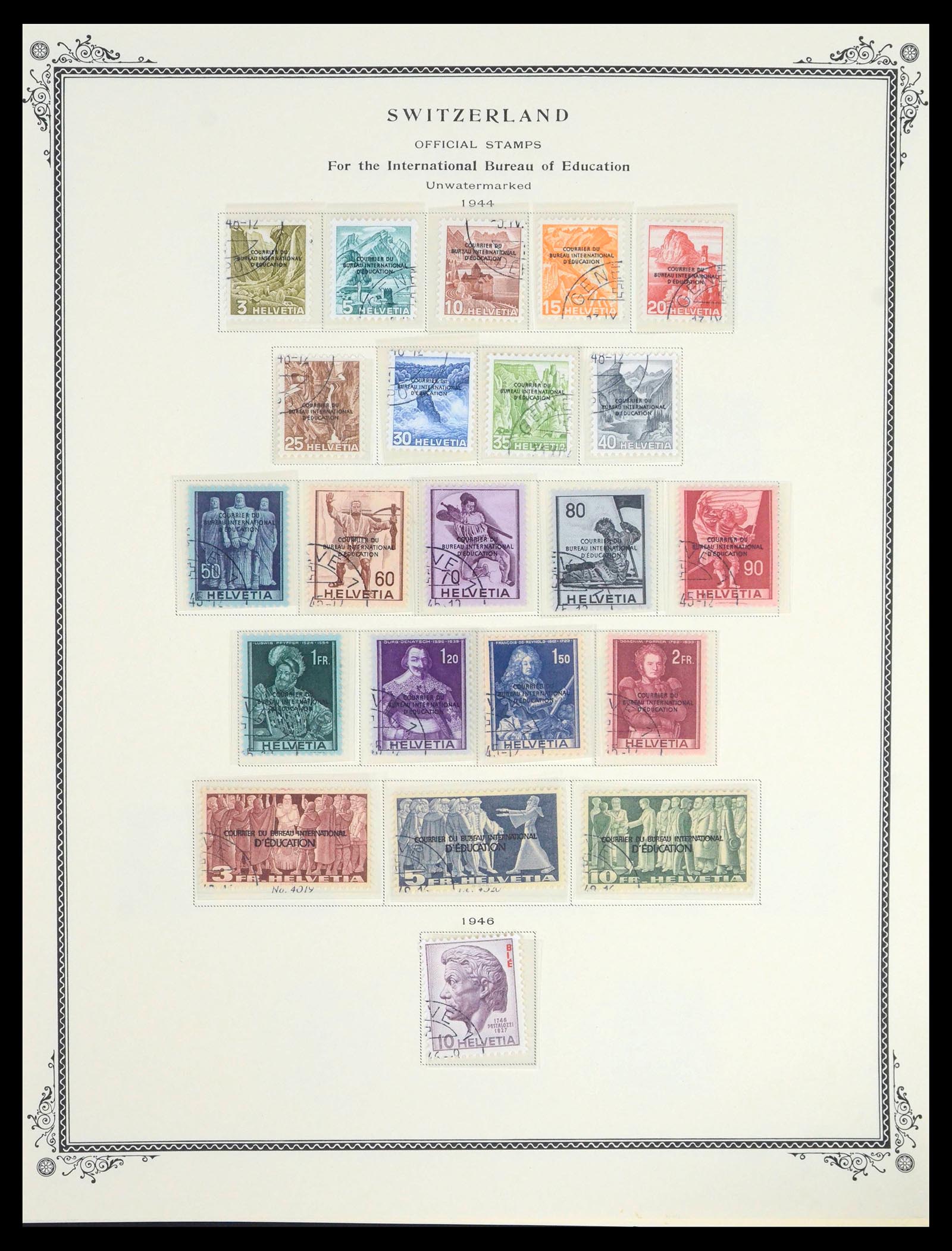 39575 0265 - Stamp collection 39575 Switzerland 1854-2014.