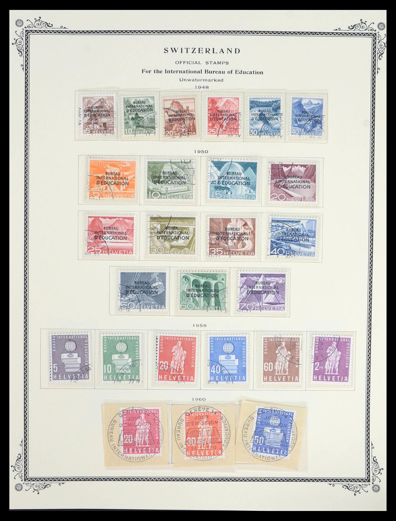 39575 0266 - Stamp collection 39575 Switzerland 1854-2014.